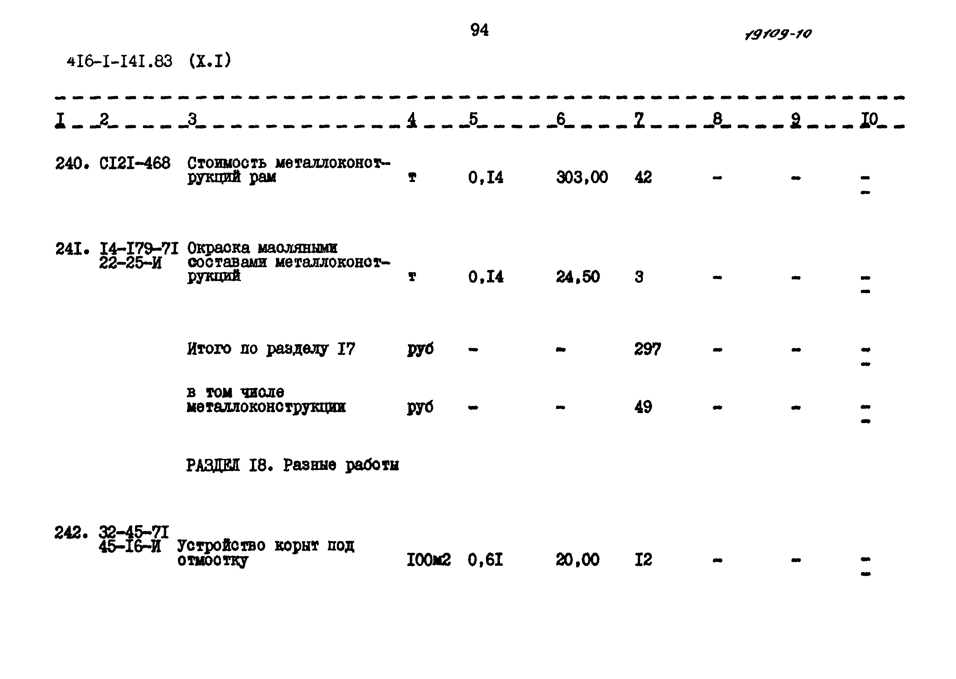 Типовой проект 416-1-141.83