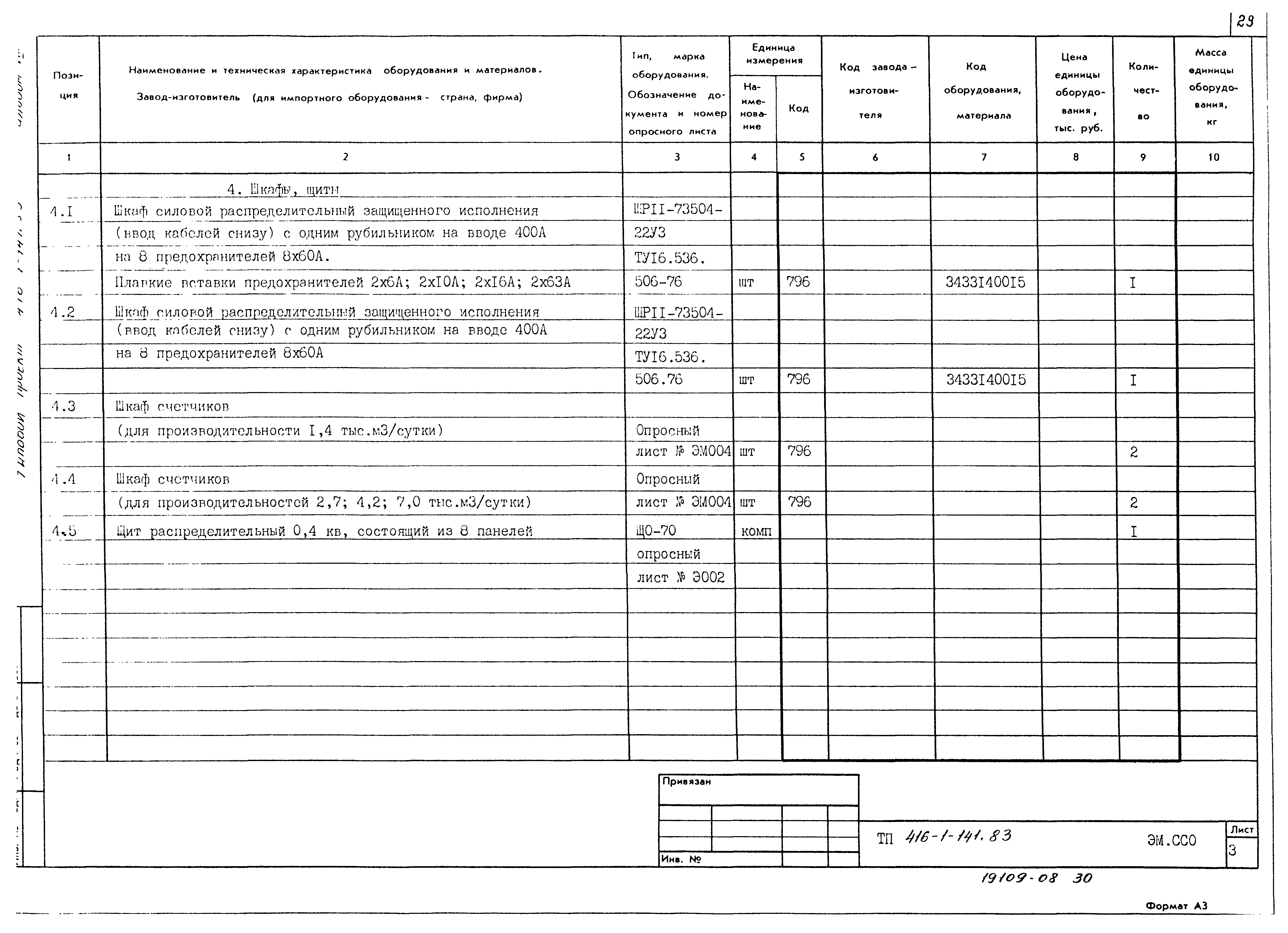 Типовой проект 416-1-141.83