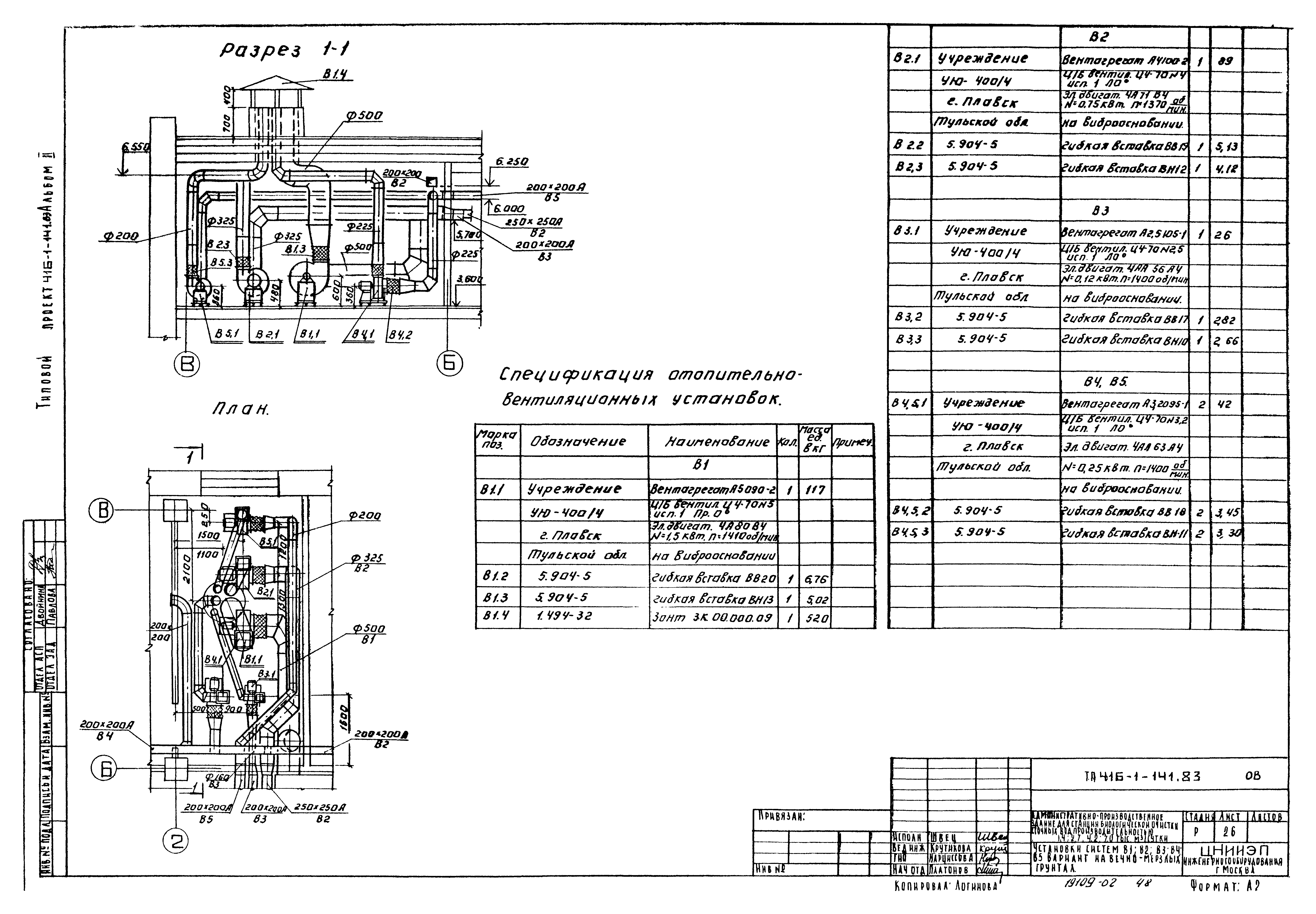 Типовой проект 416-1-141.83