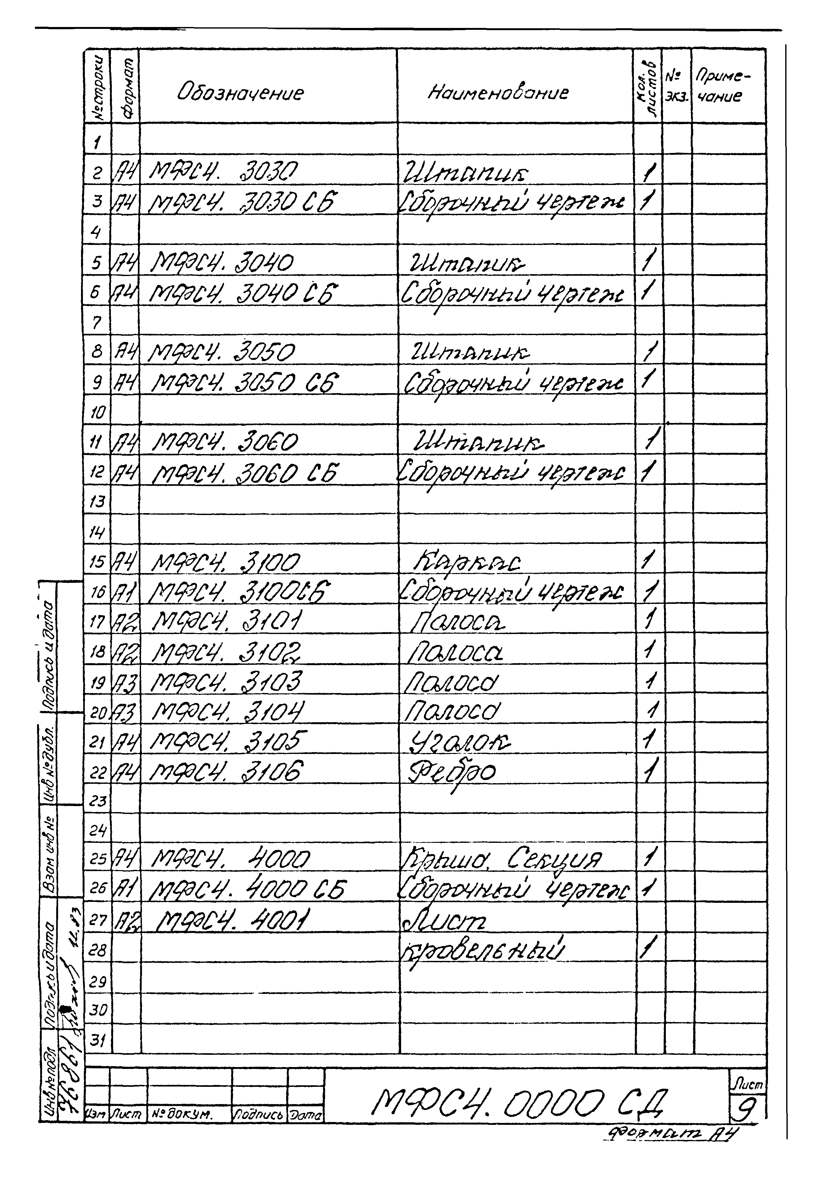 Типовой проект Б-111-87