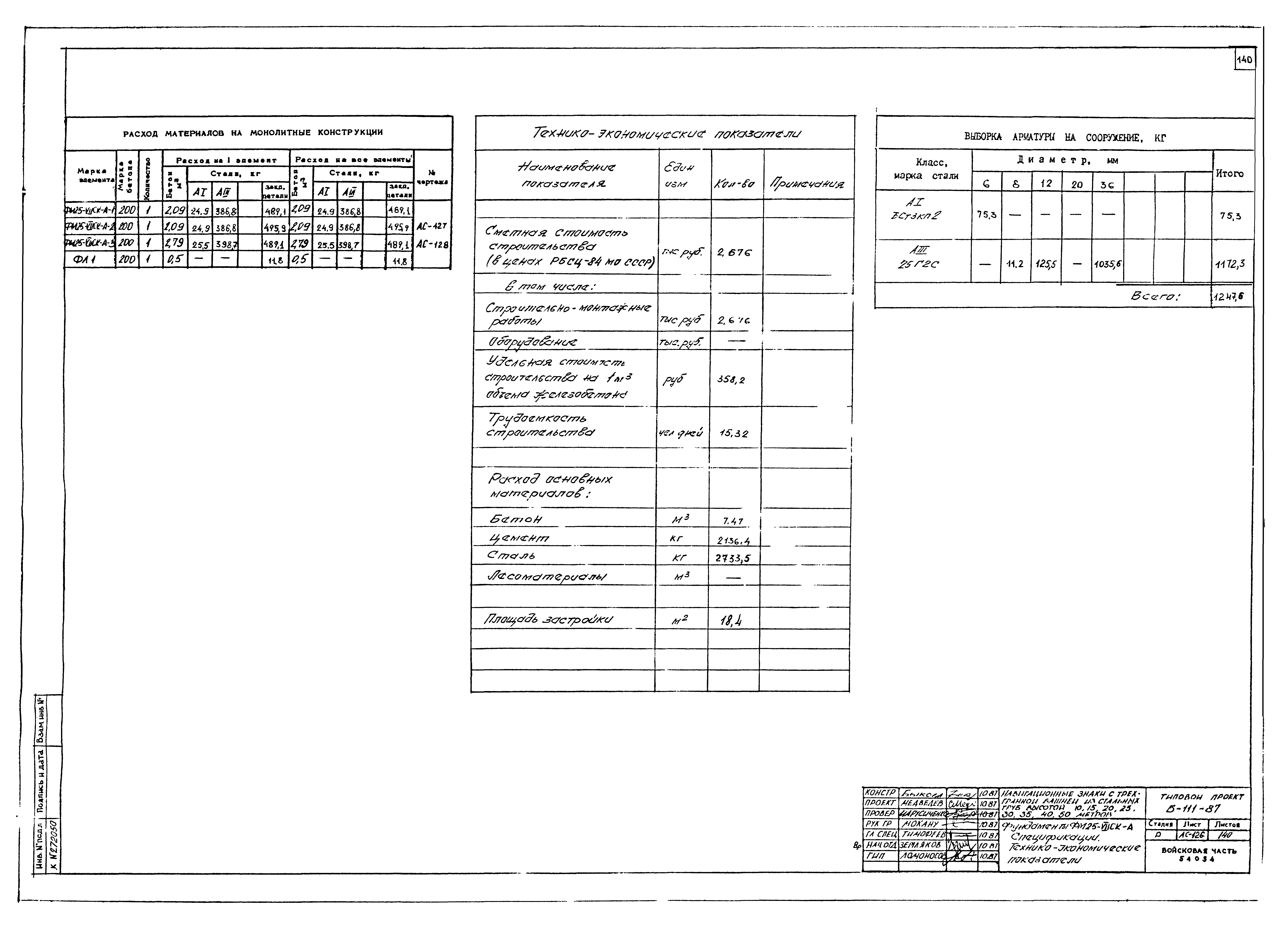 Типовой проект Б-111-87