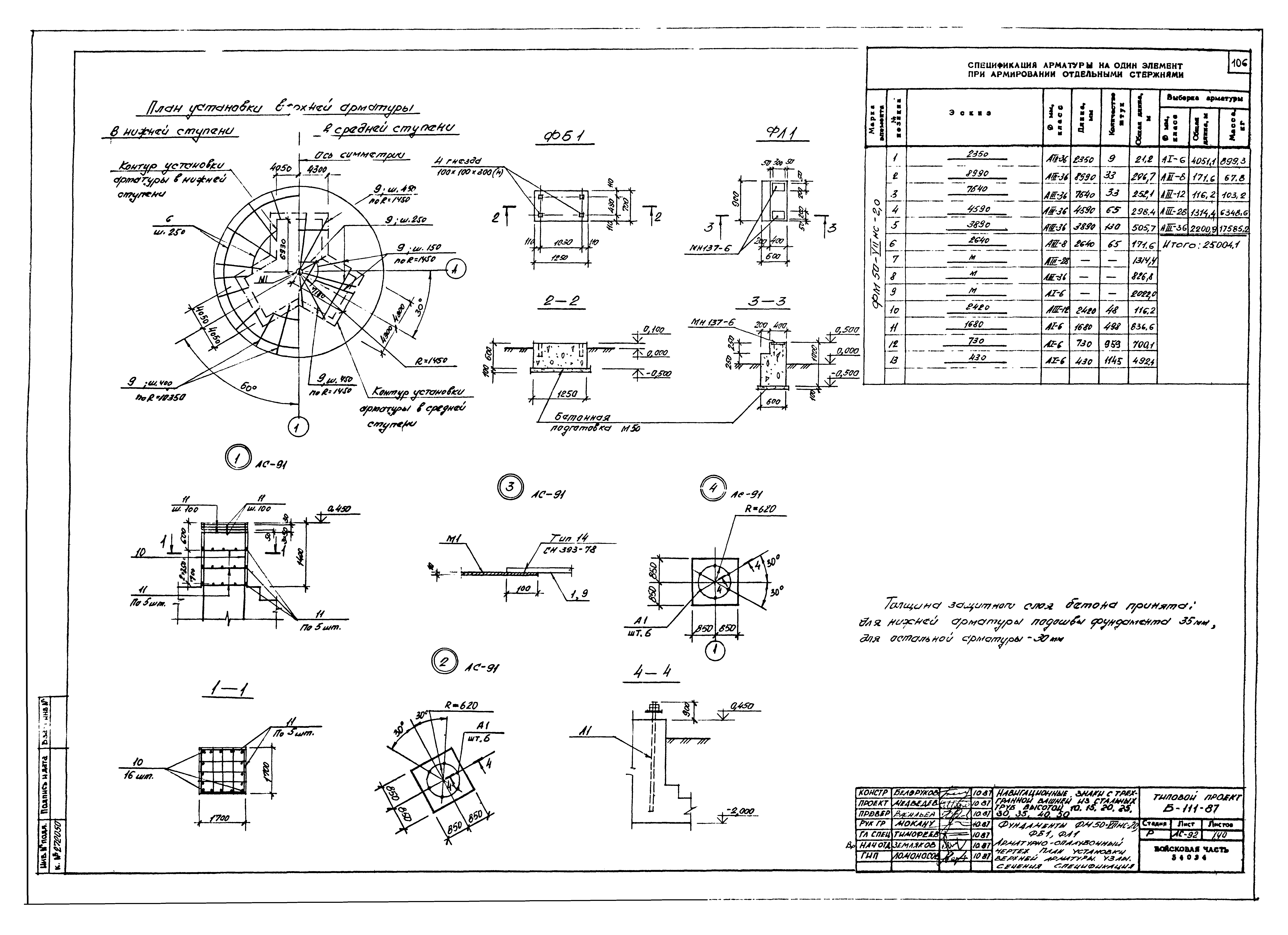 Типовой проект Б-111-87