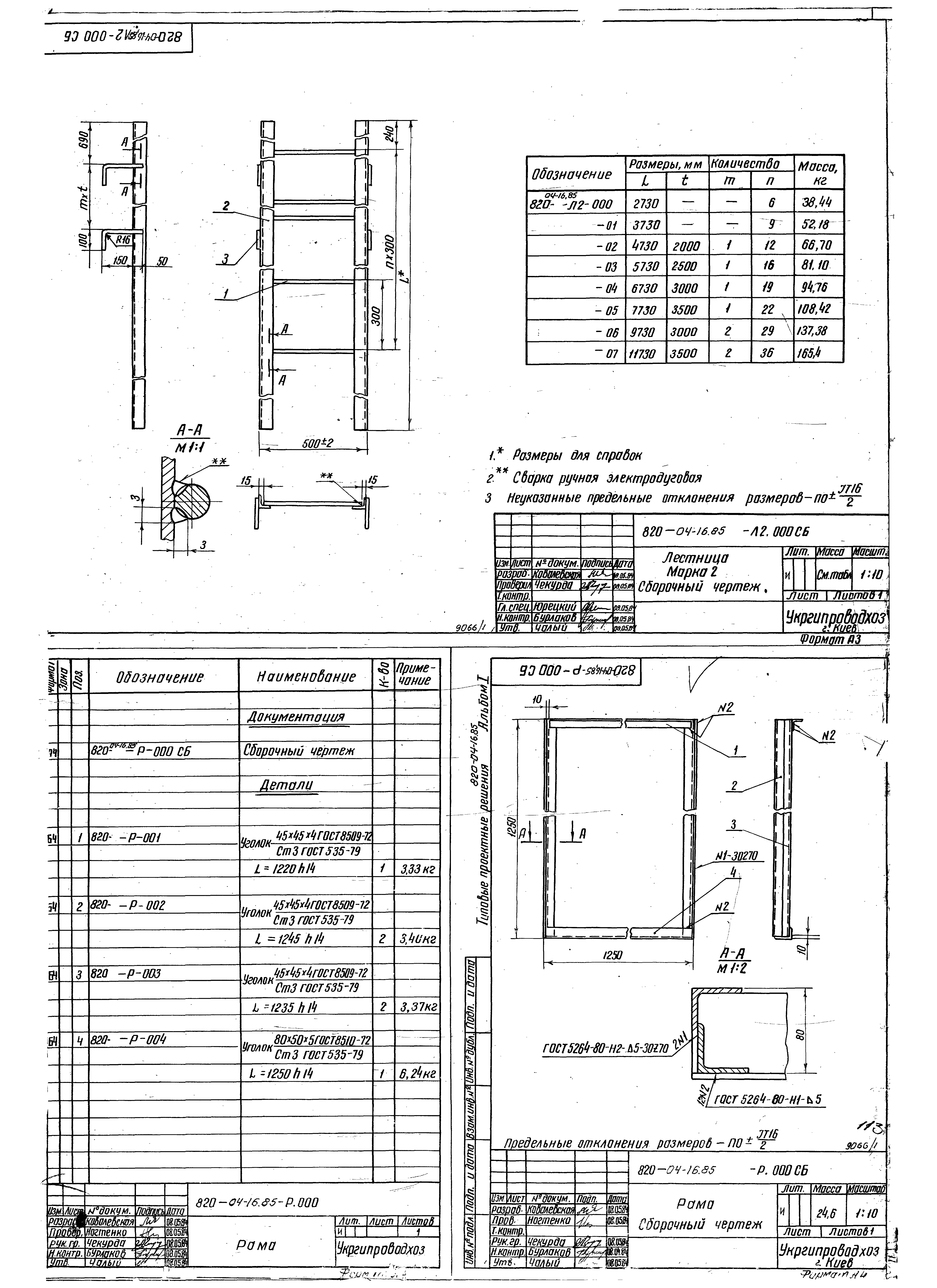 Типовые проектные решения 820-04-16.85