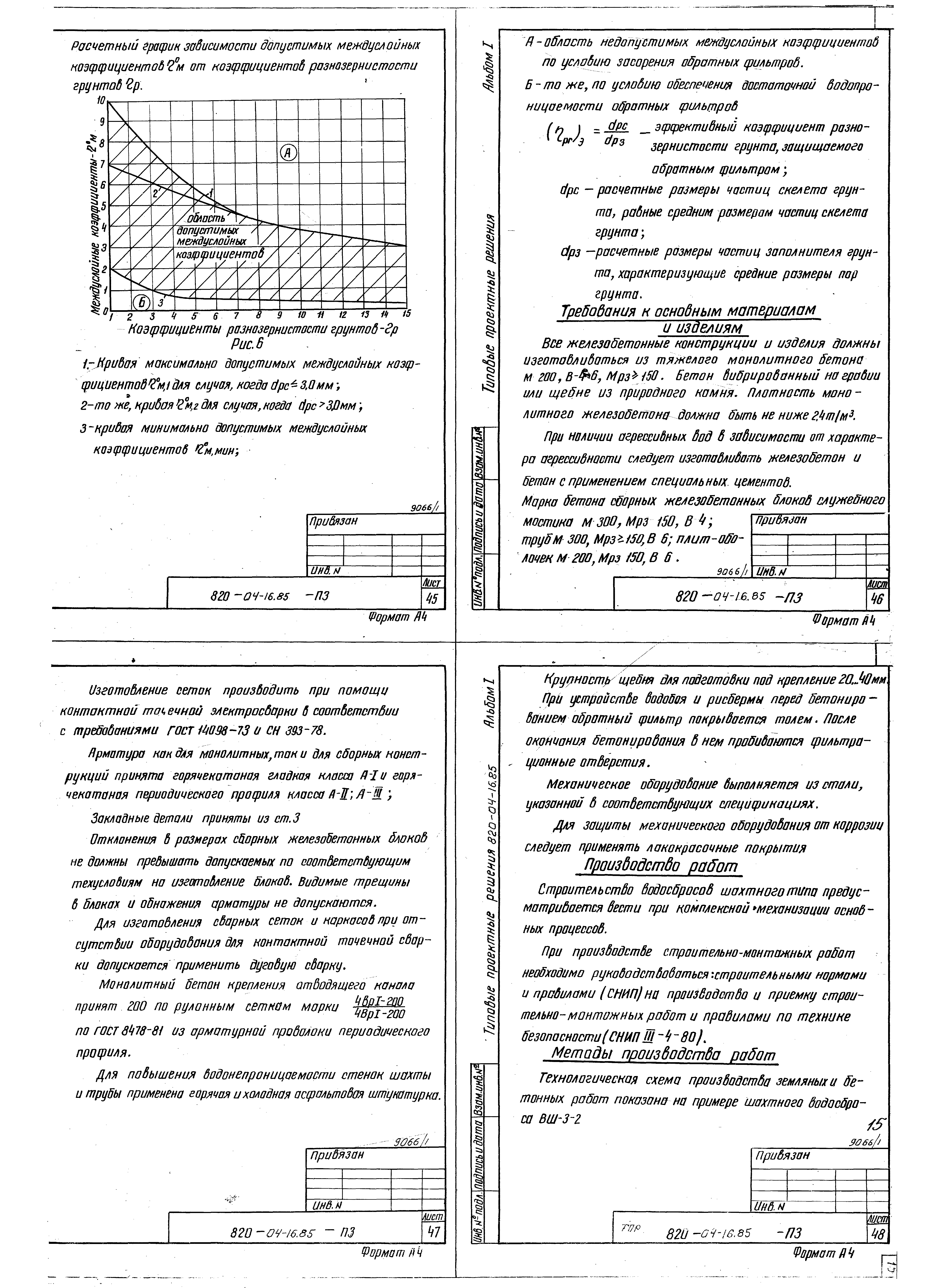 Типовые проектные решения 820-04-16.85