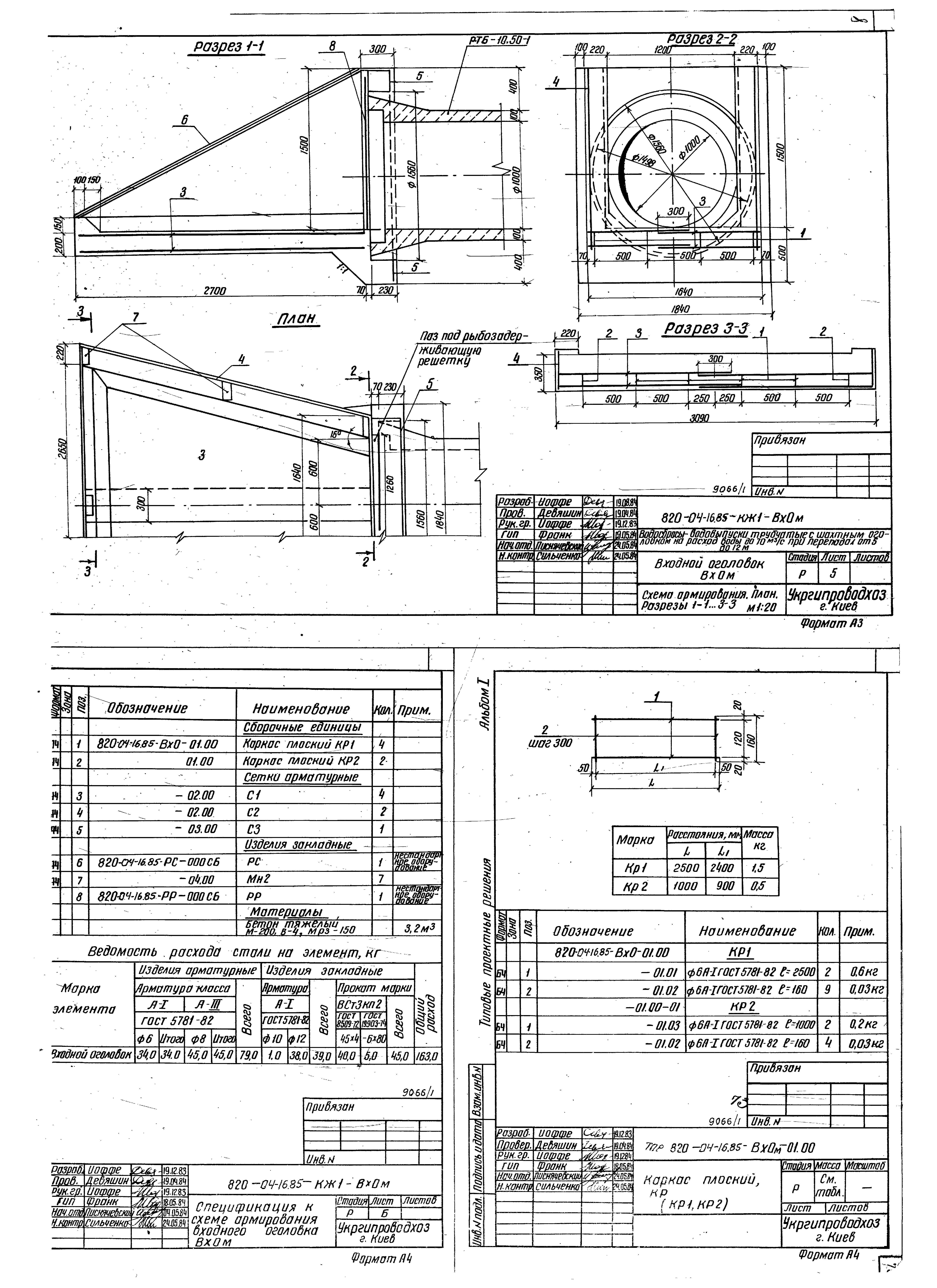 Типовые проектные решения 820-04-16.85