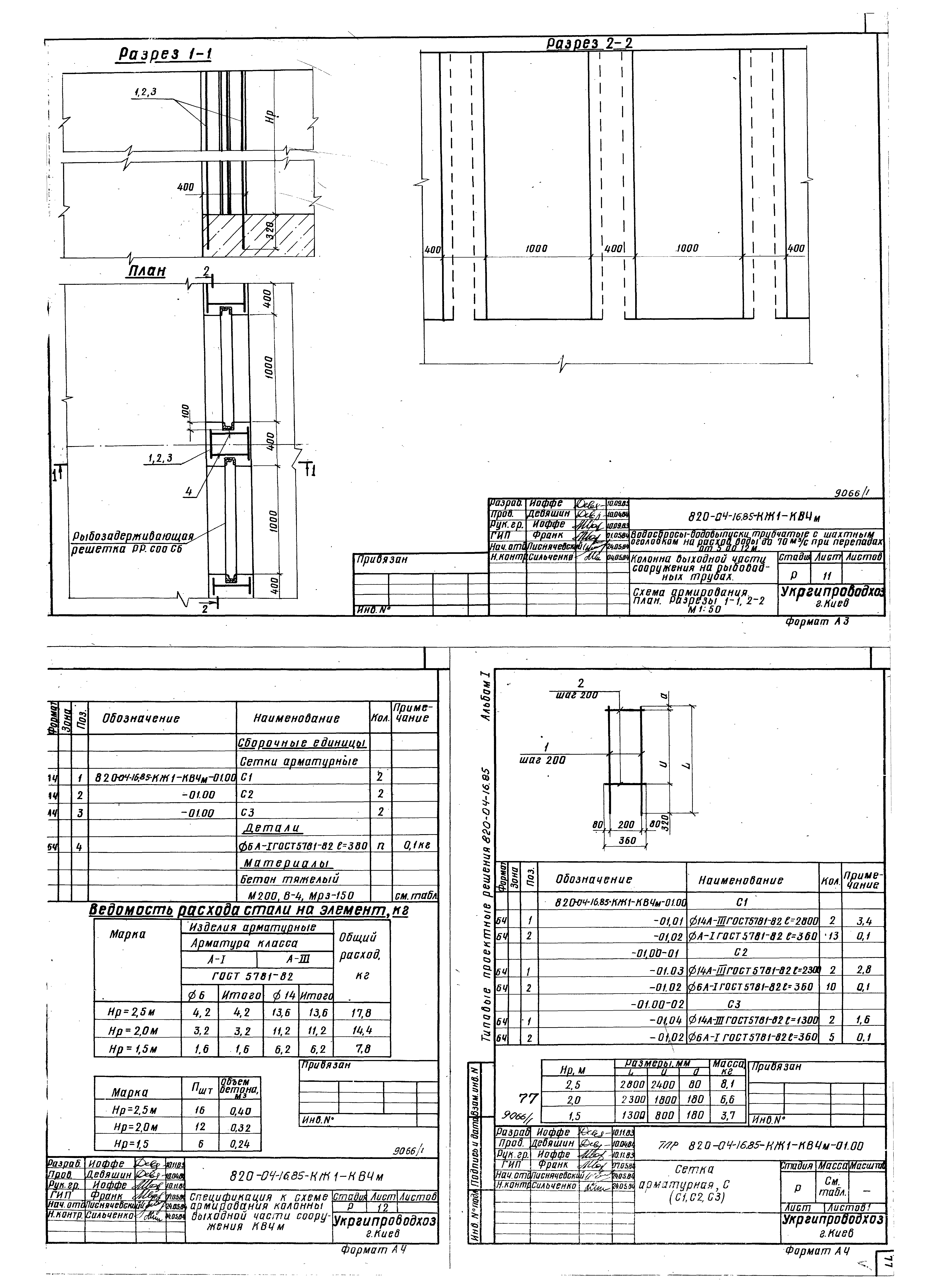 Типовые проектные решения 820-04-16.85