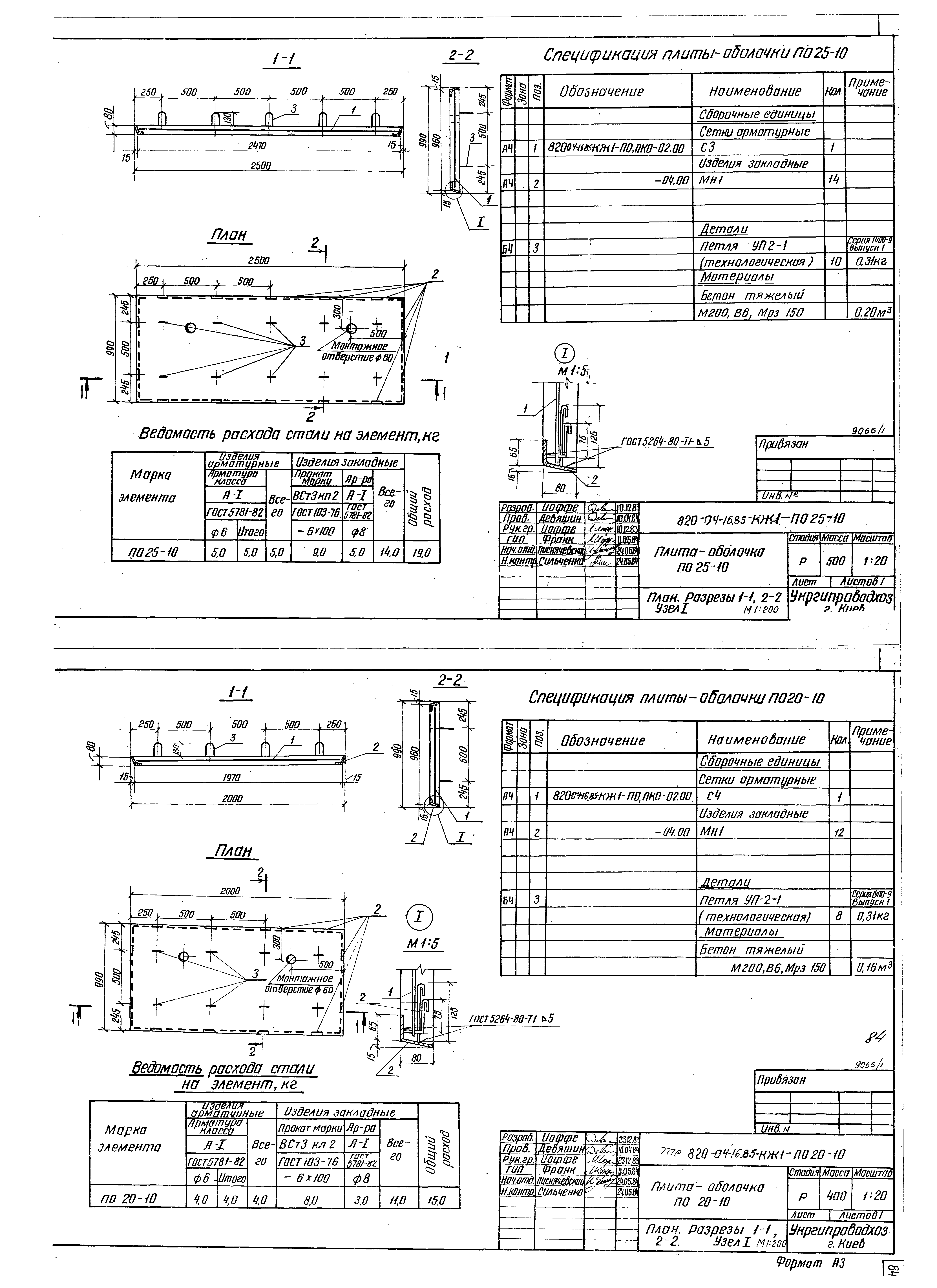 Типовые проектные решения 820-04-16.85