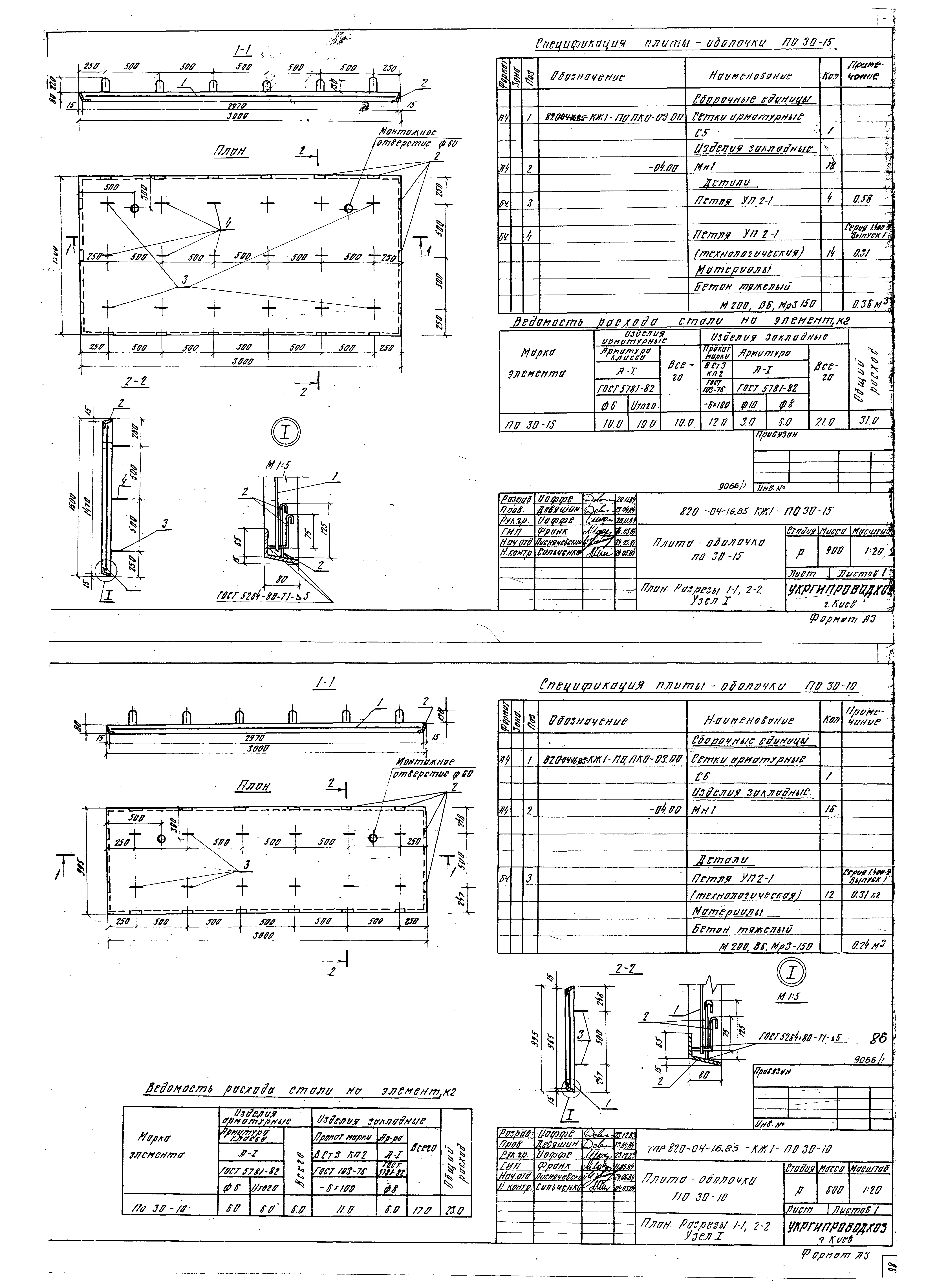 Типовые проектные решения 820-04-16.85
