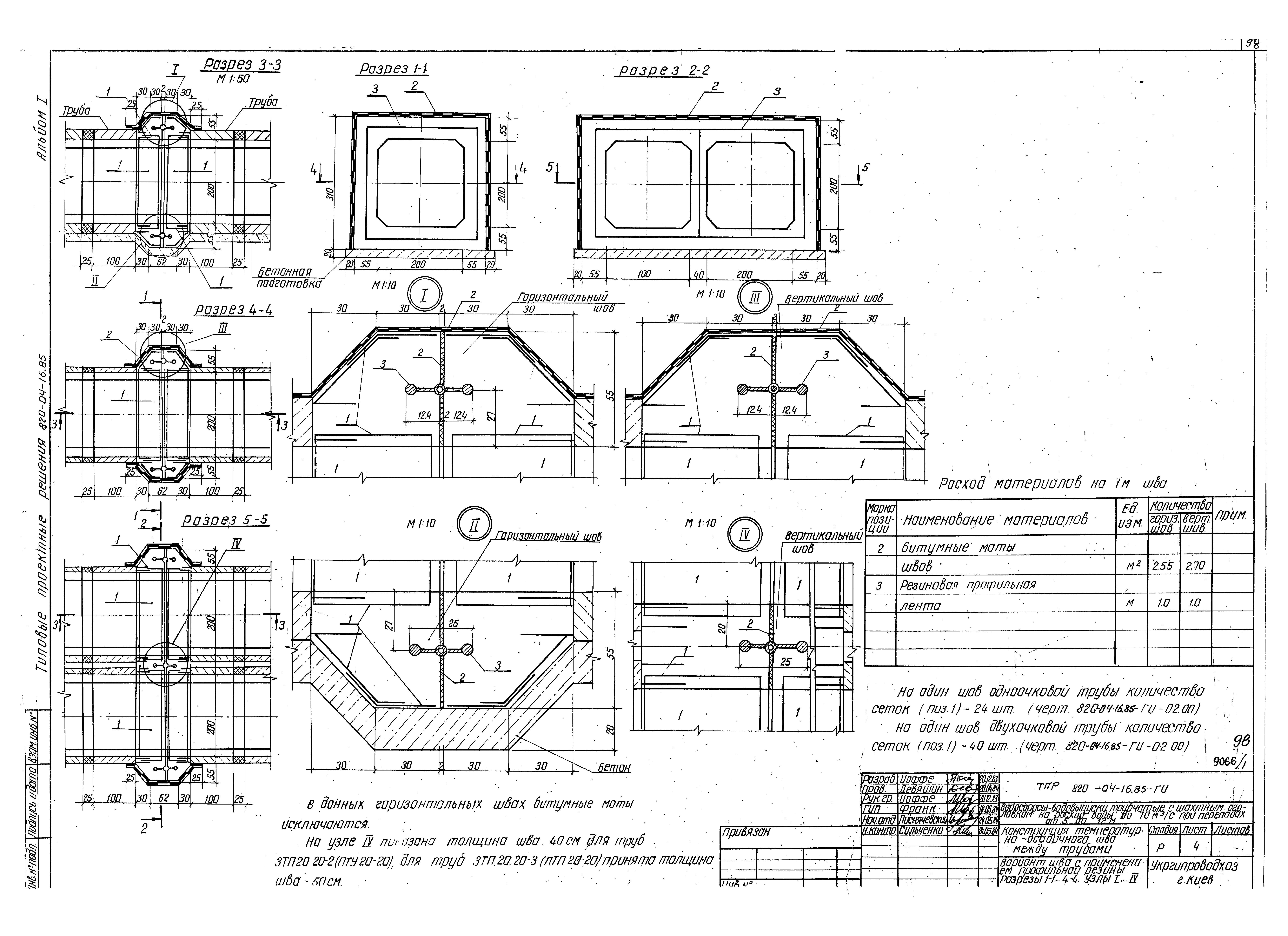 Типовые проектные решения 820-04-16.85