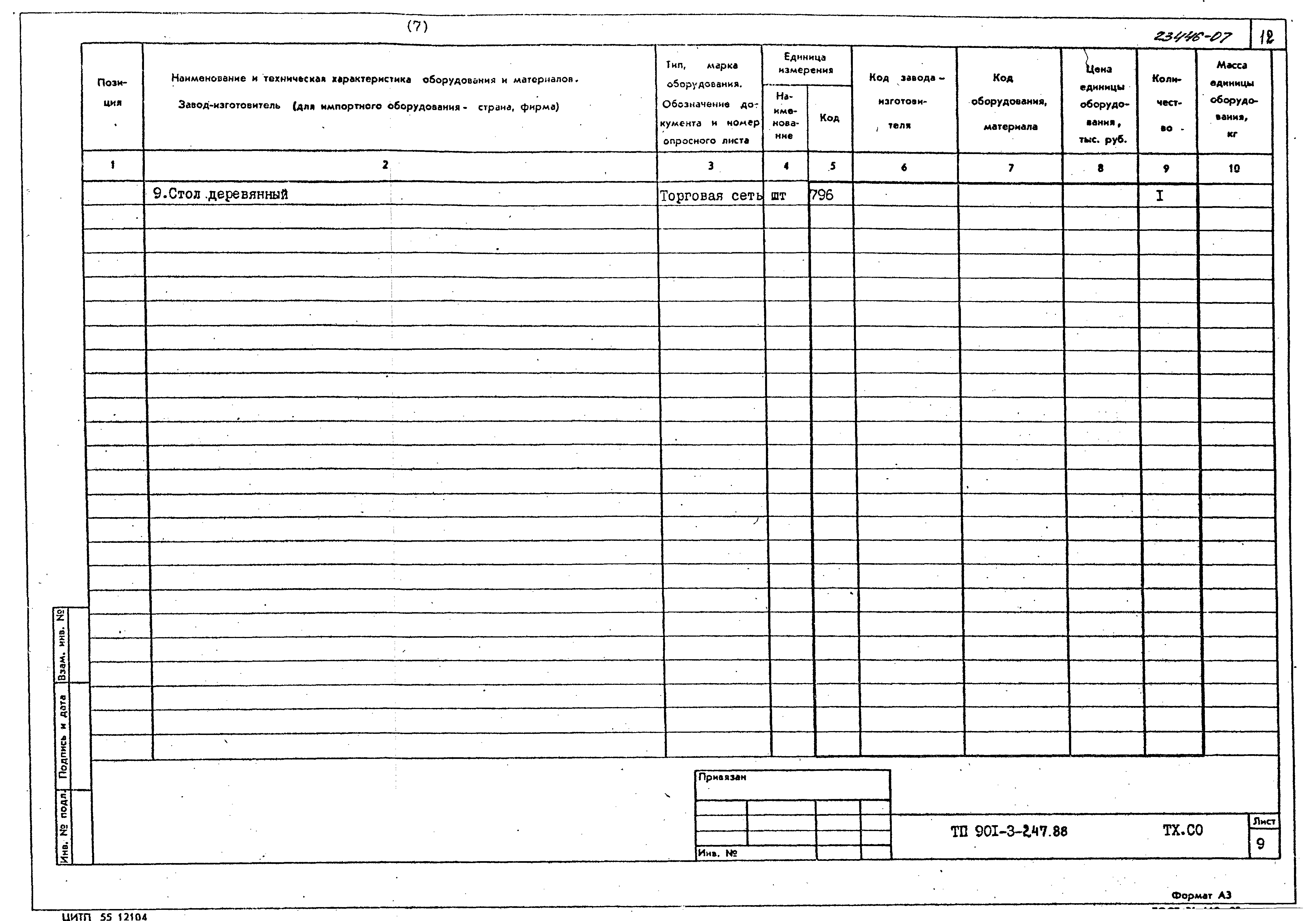 Типовой проект 901-3-247.88