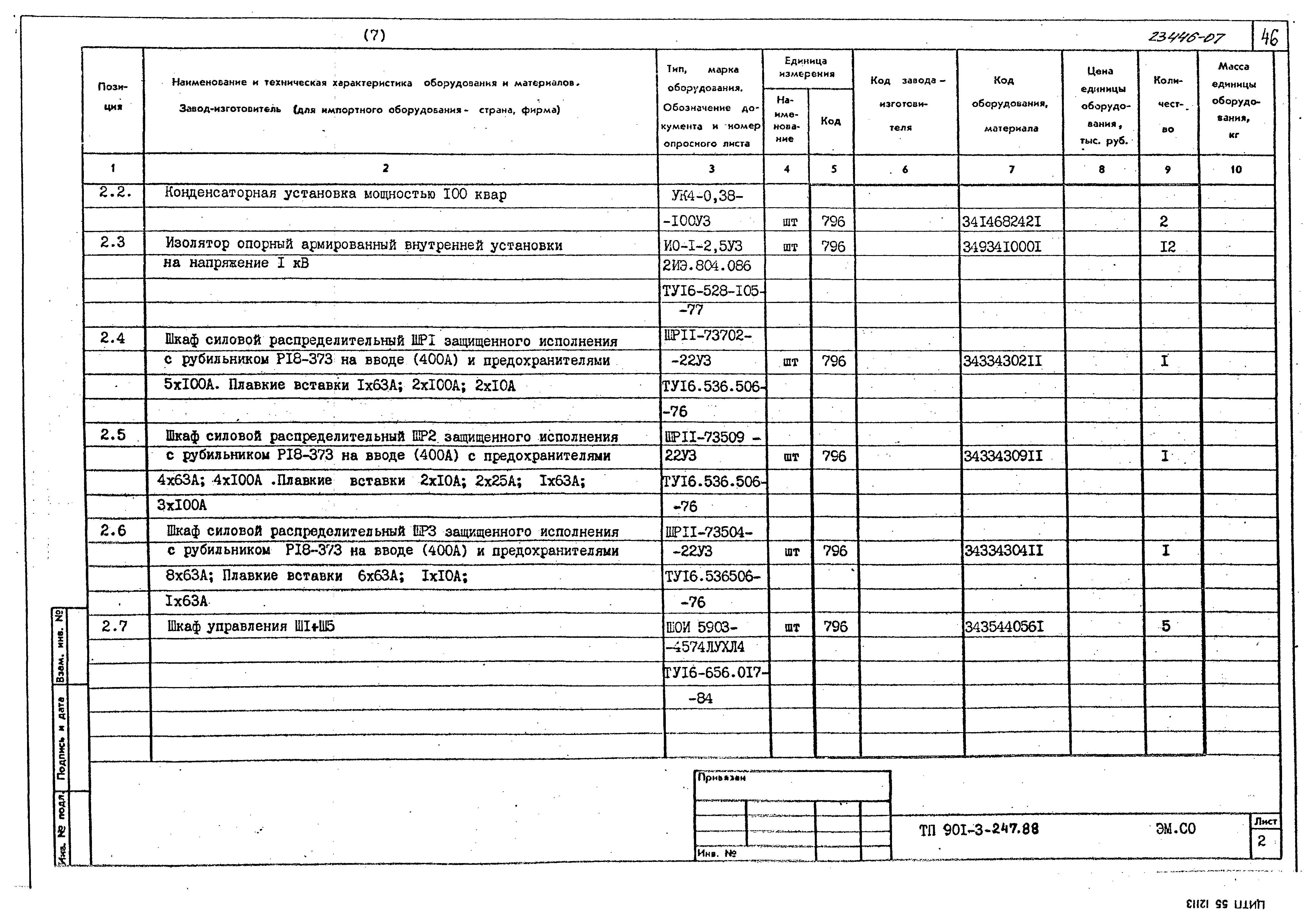 Типовой проект 901-3-247.88