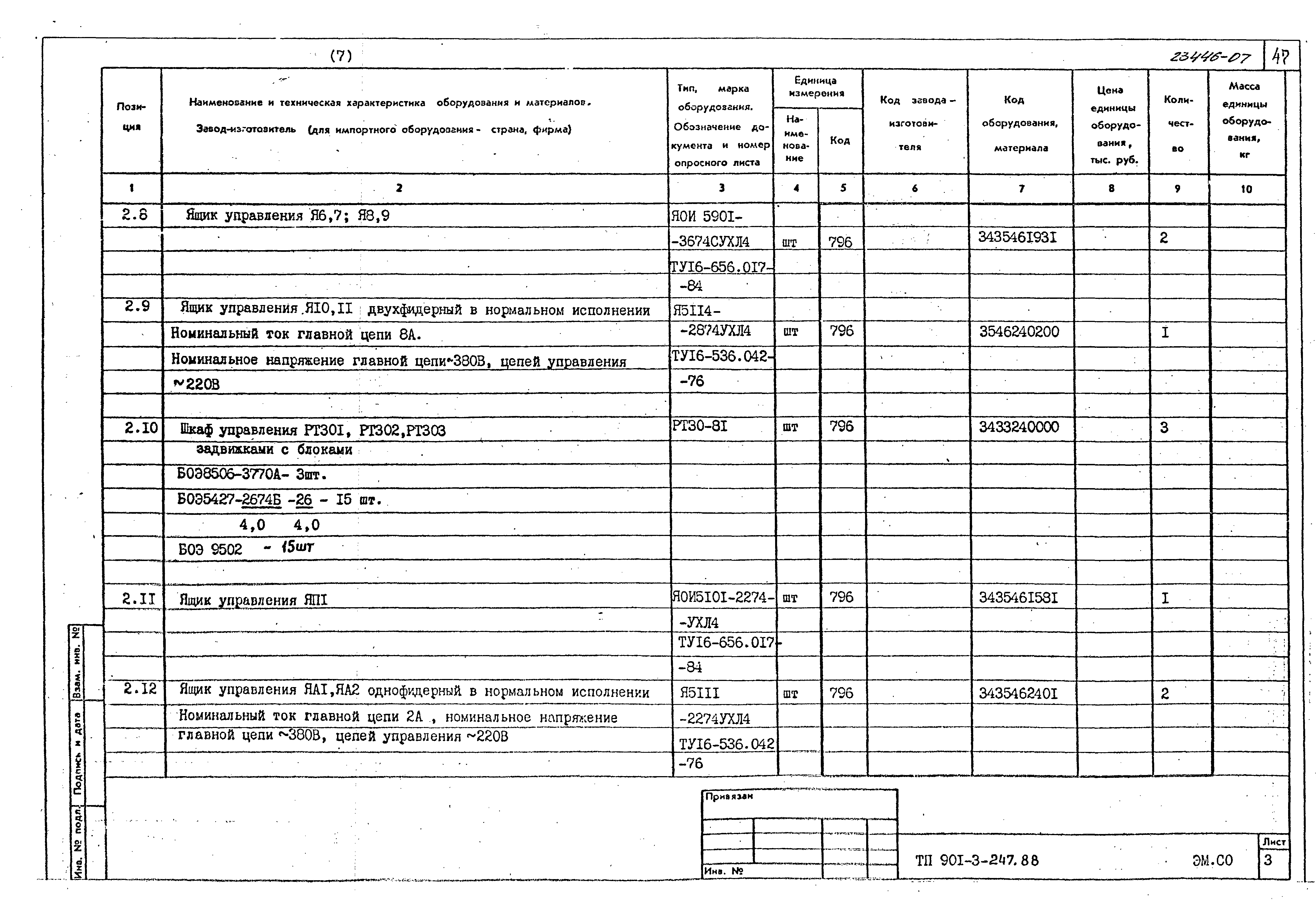 Типовой проект 901-3-247.88
