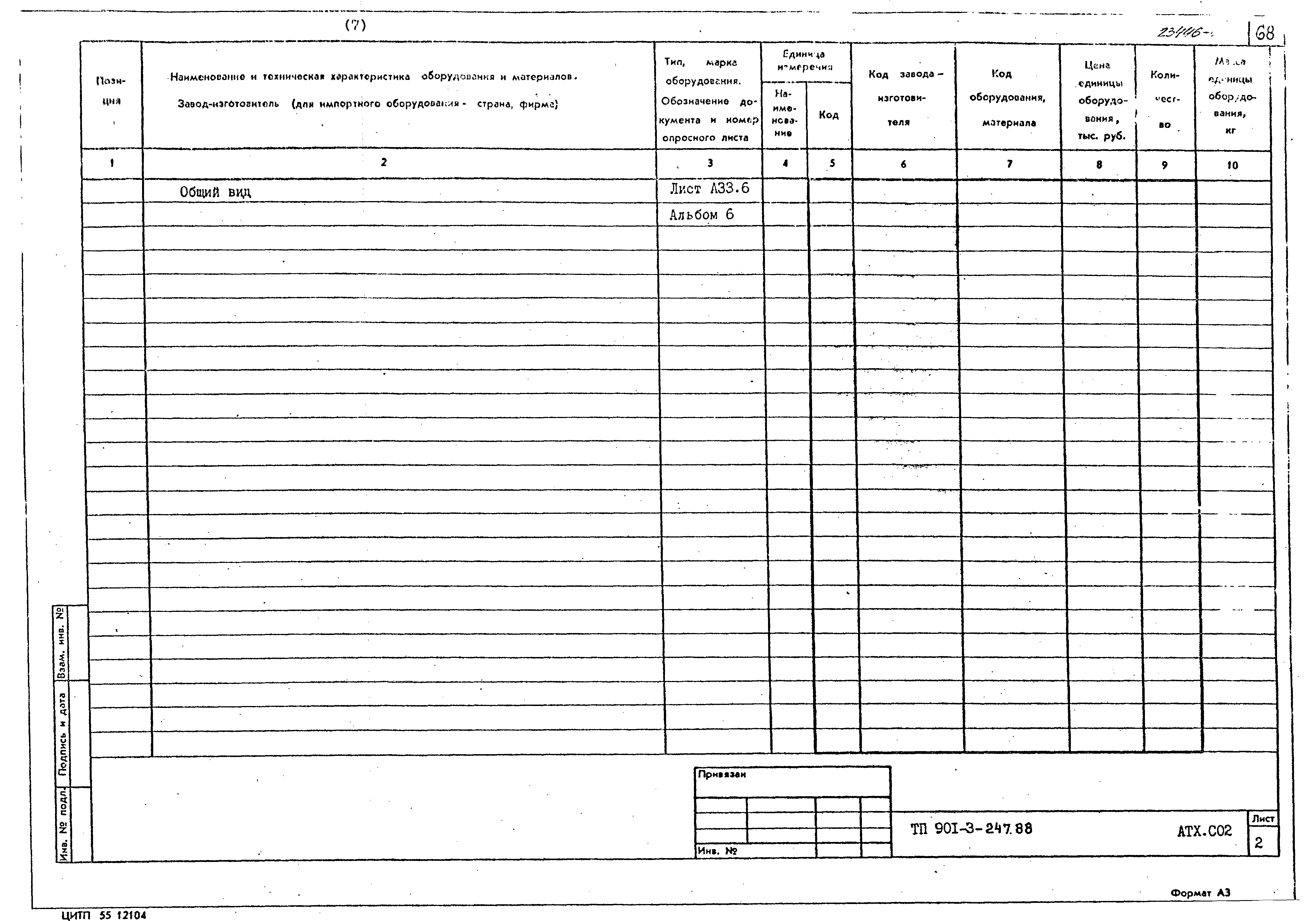 Типовой проект 901-3-247.88