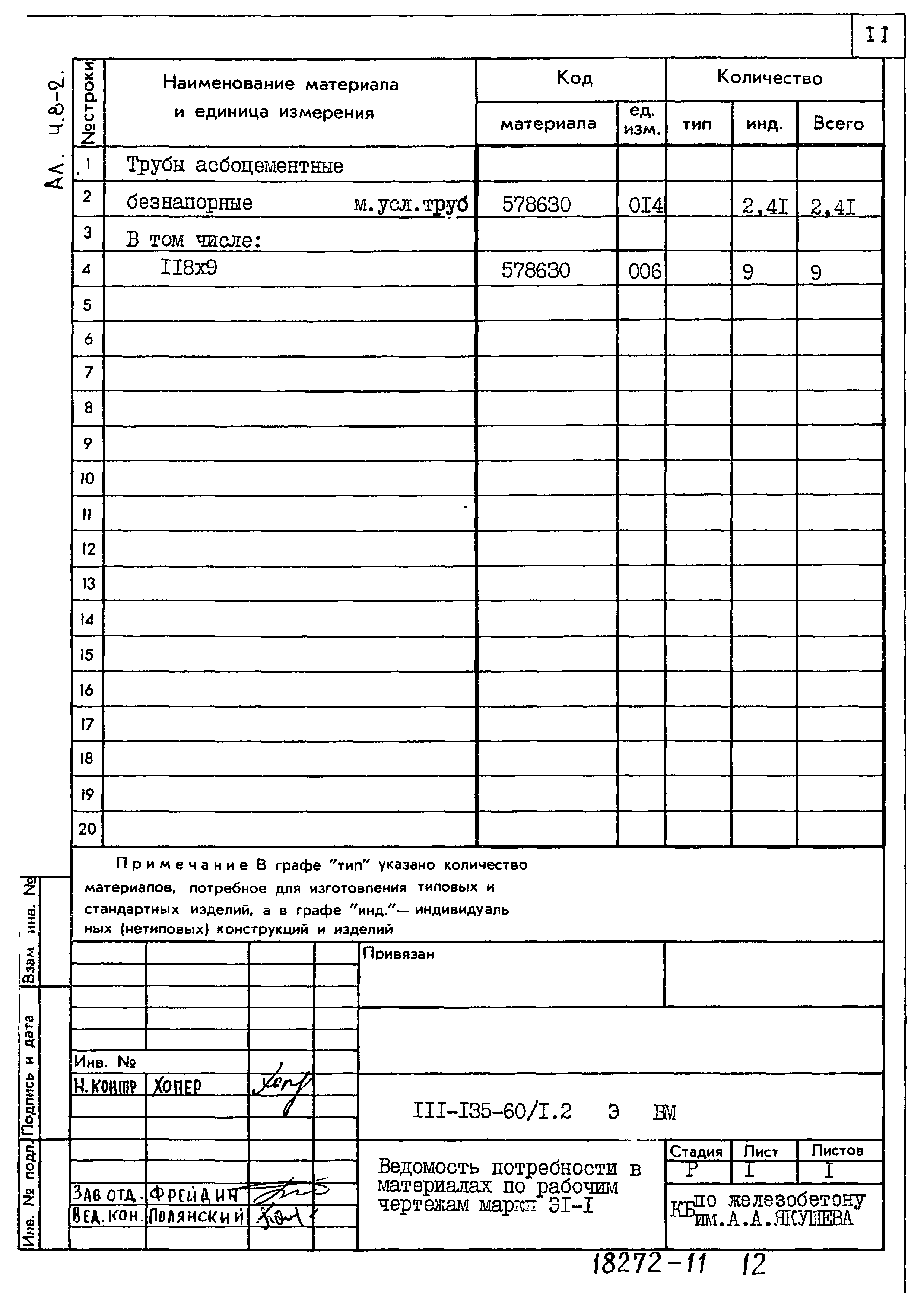 Типовой проект 111-135-60/1.2