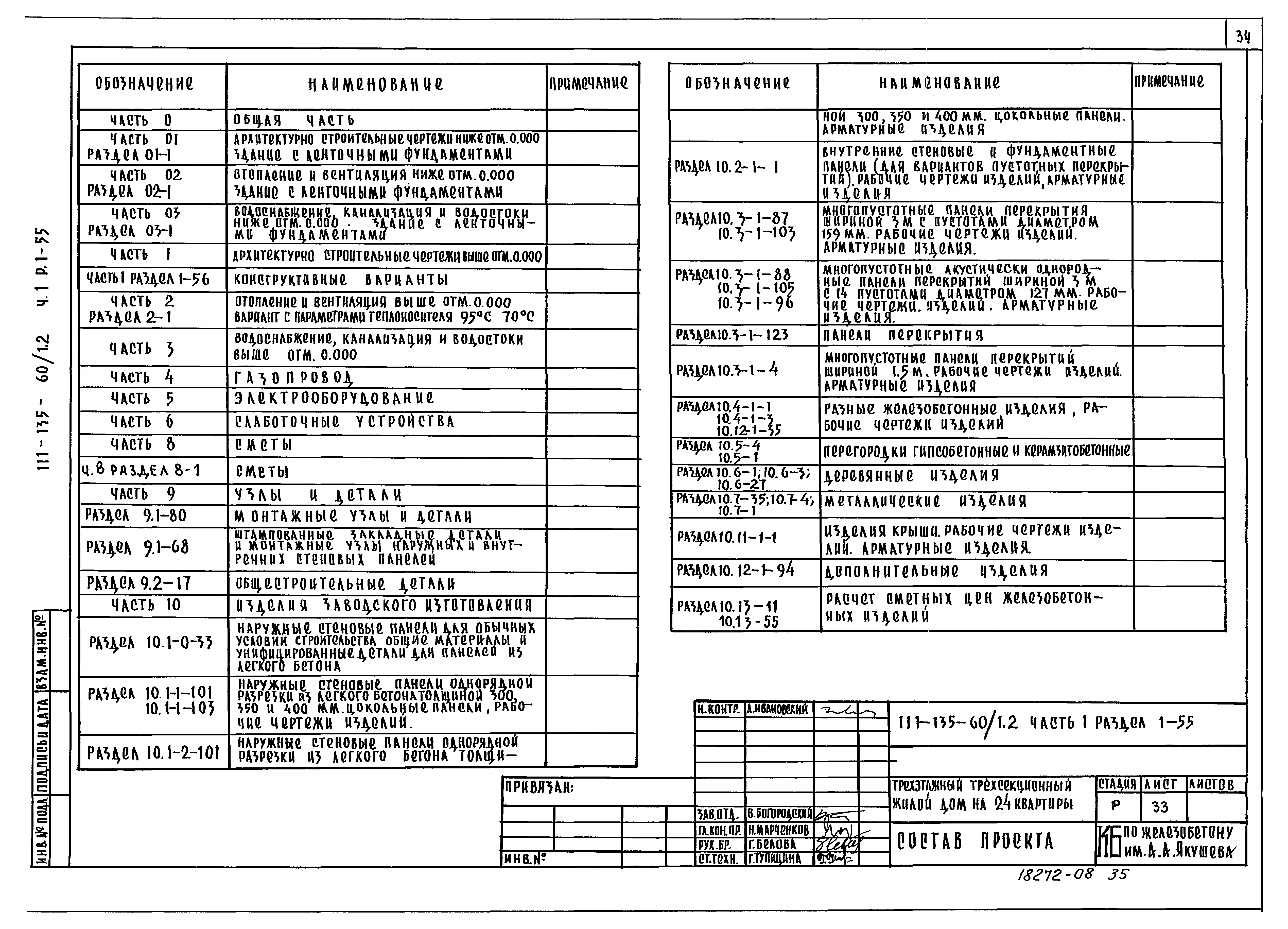 Типовой проект 111-135-60/1.2