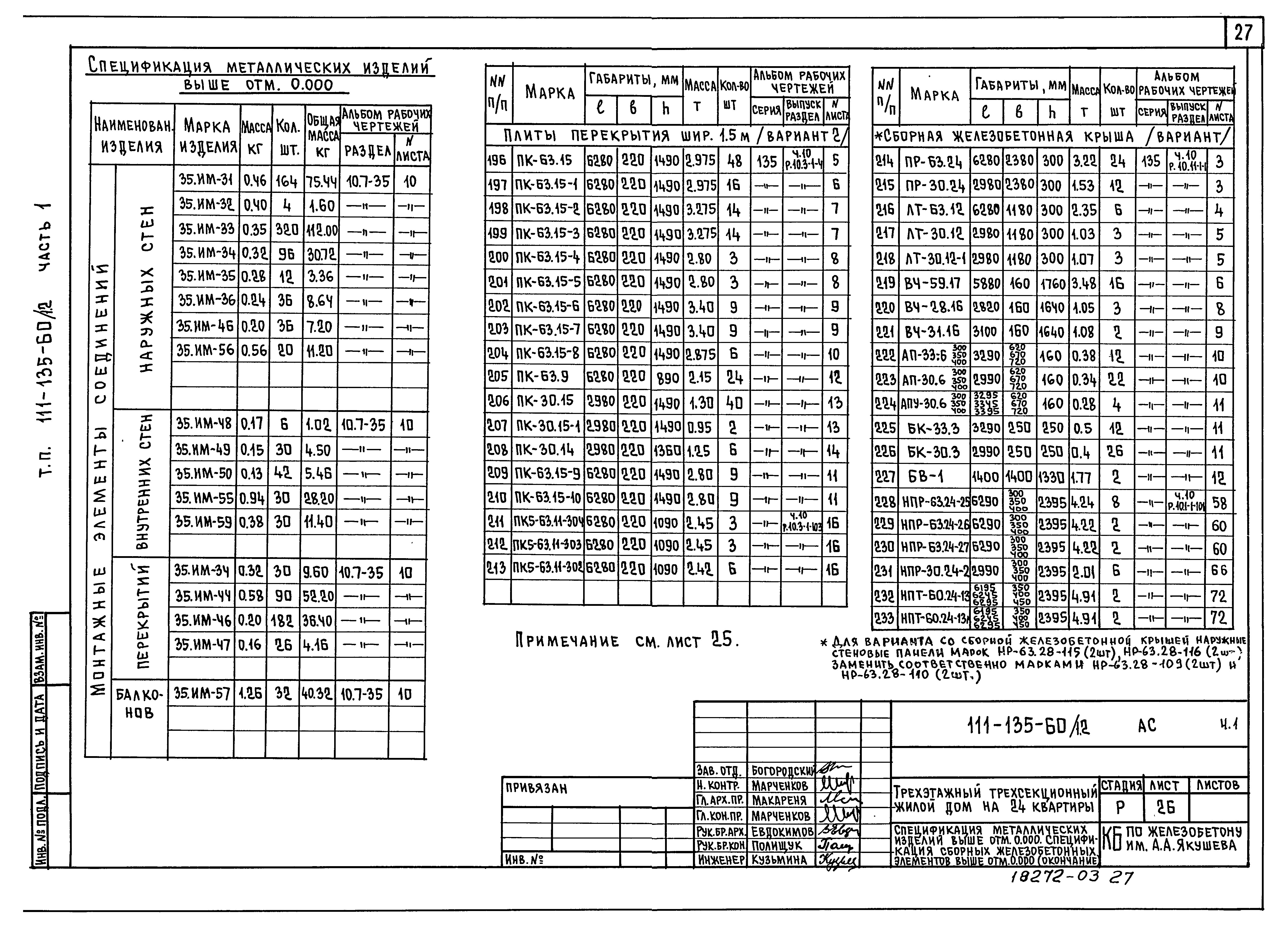 Типовой проект 111-135-60/1.2