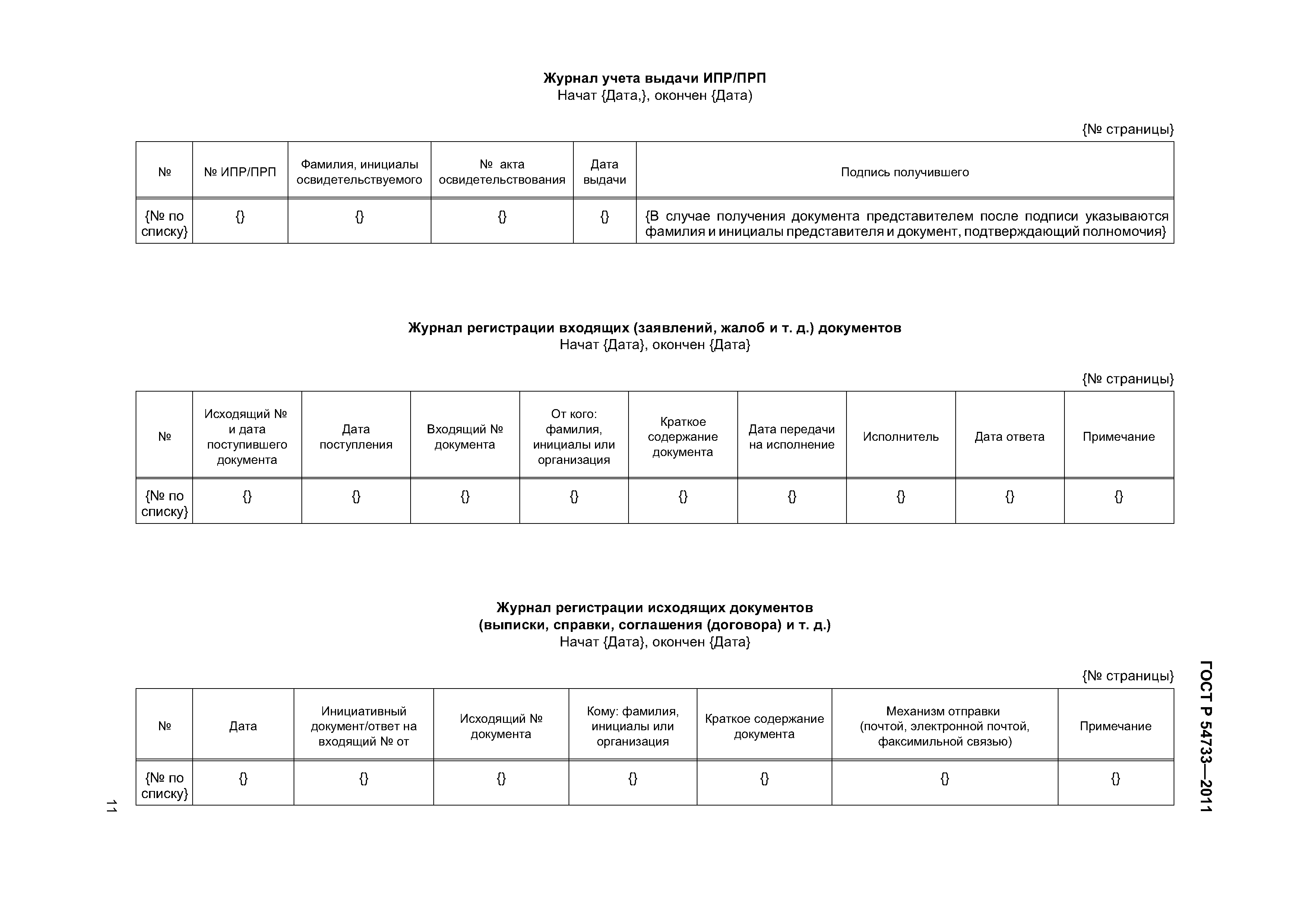 ГОСТ Р 54733-2011