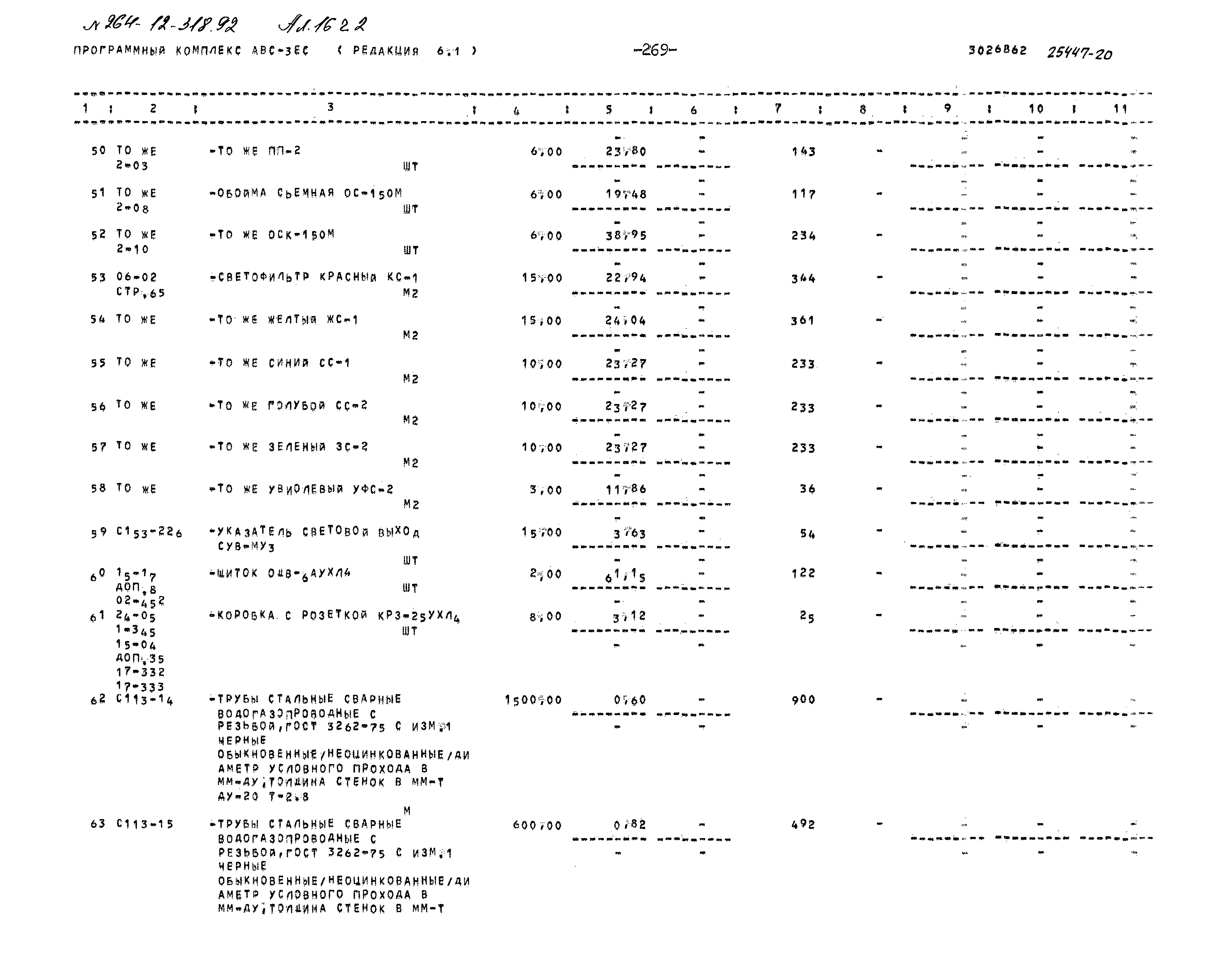 Типовой проект 264-12-318.92