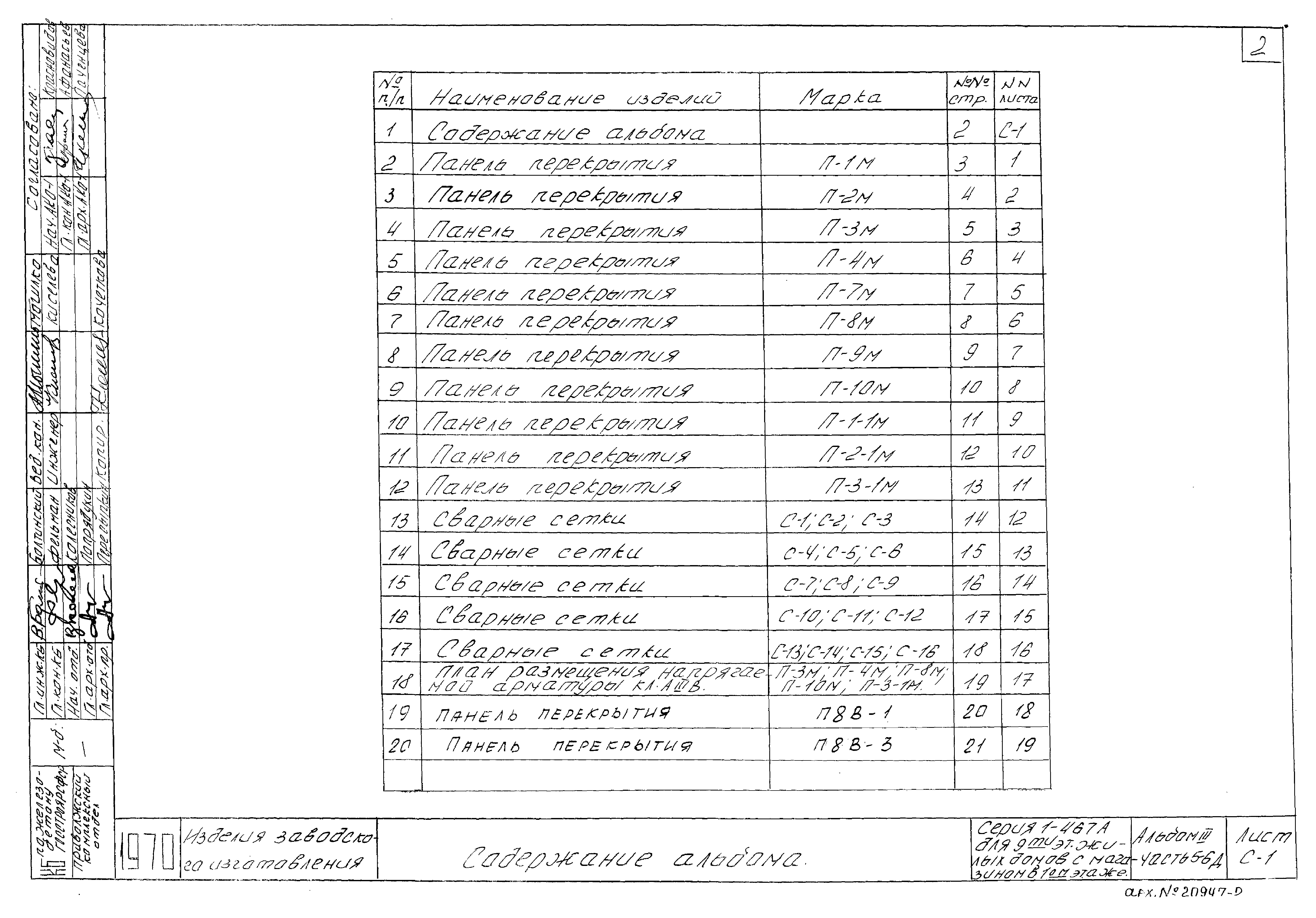 Типовой проект 1-467А