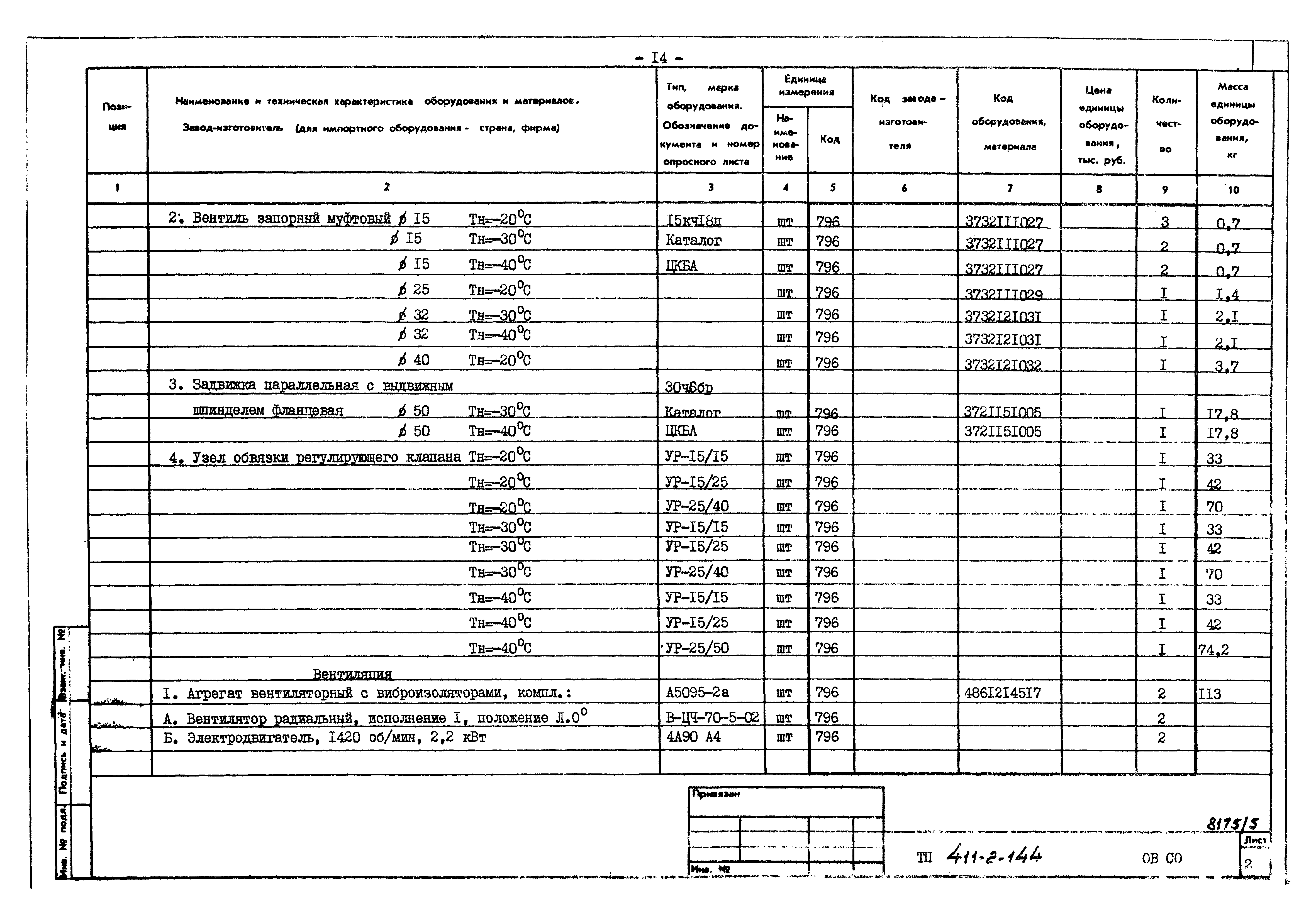 Типовой проект 411-2-144