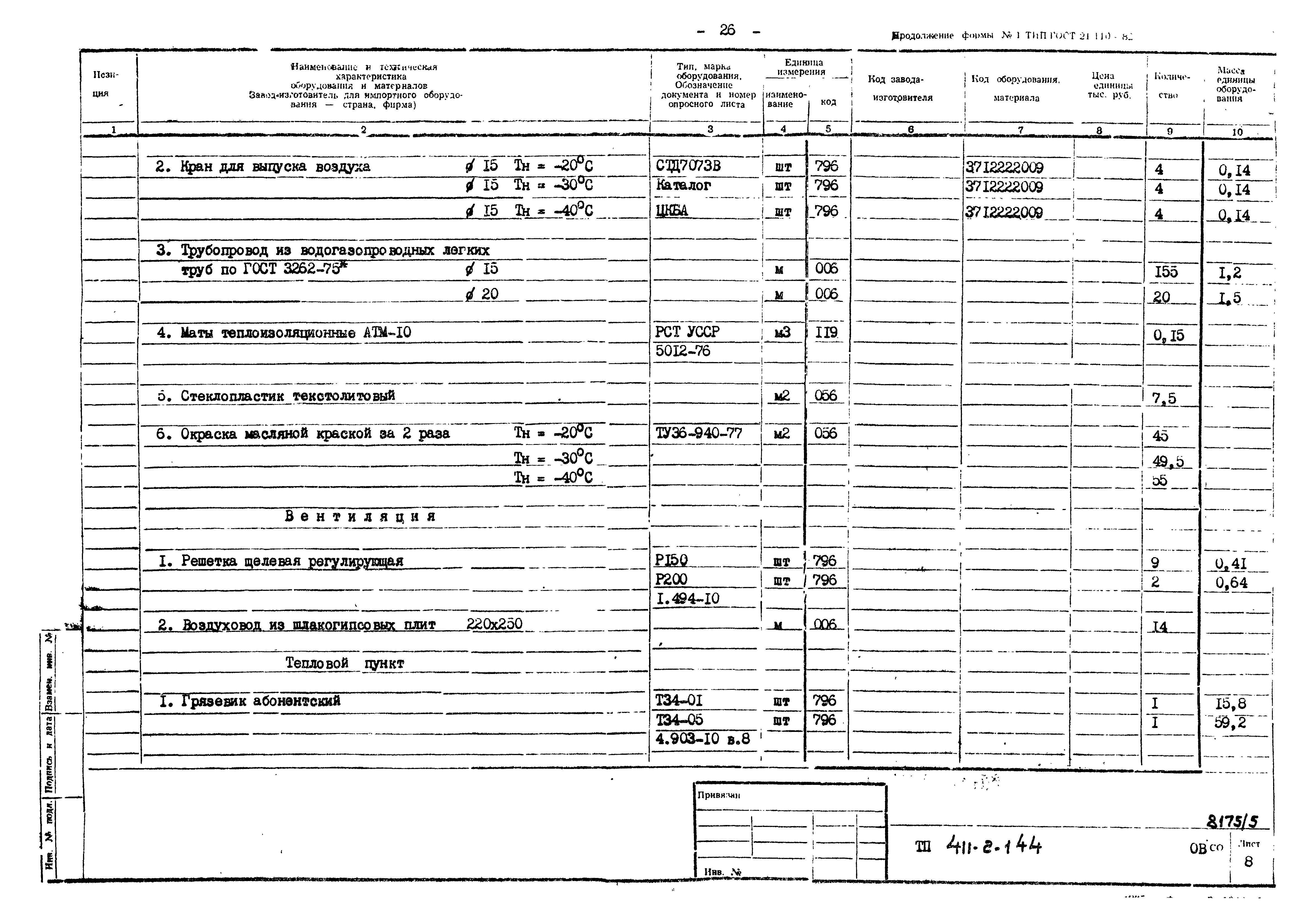 Типовой проект 411-2-144