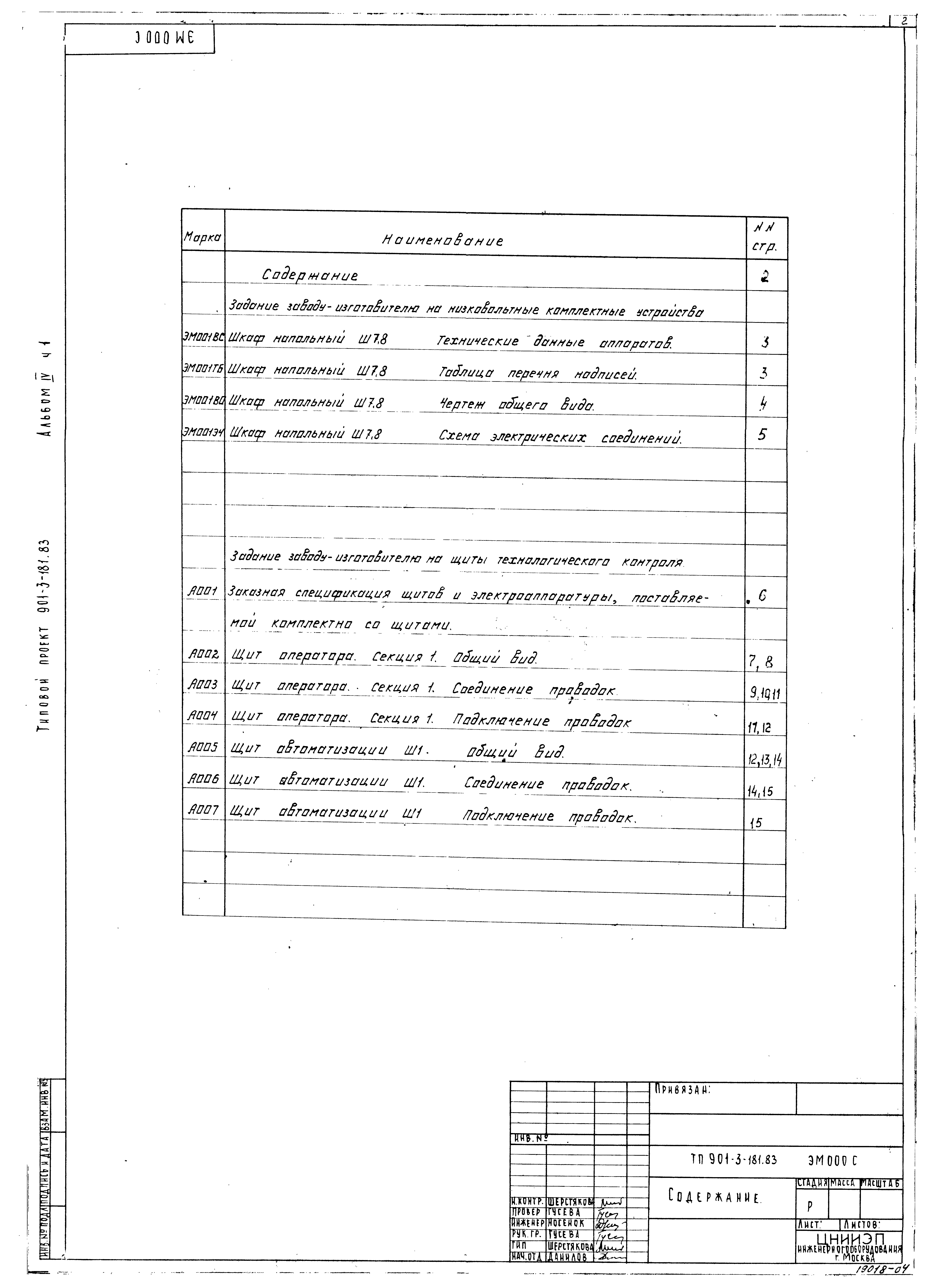 Типовой проект 901-3-181.83
