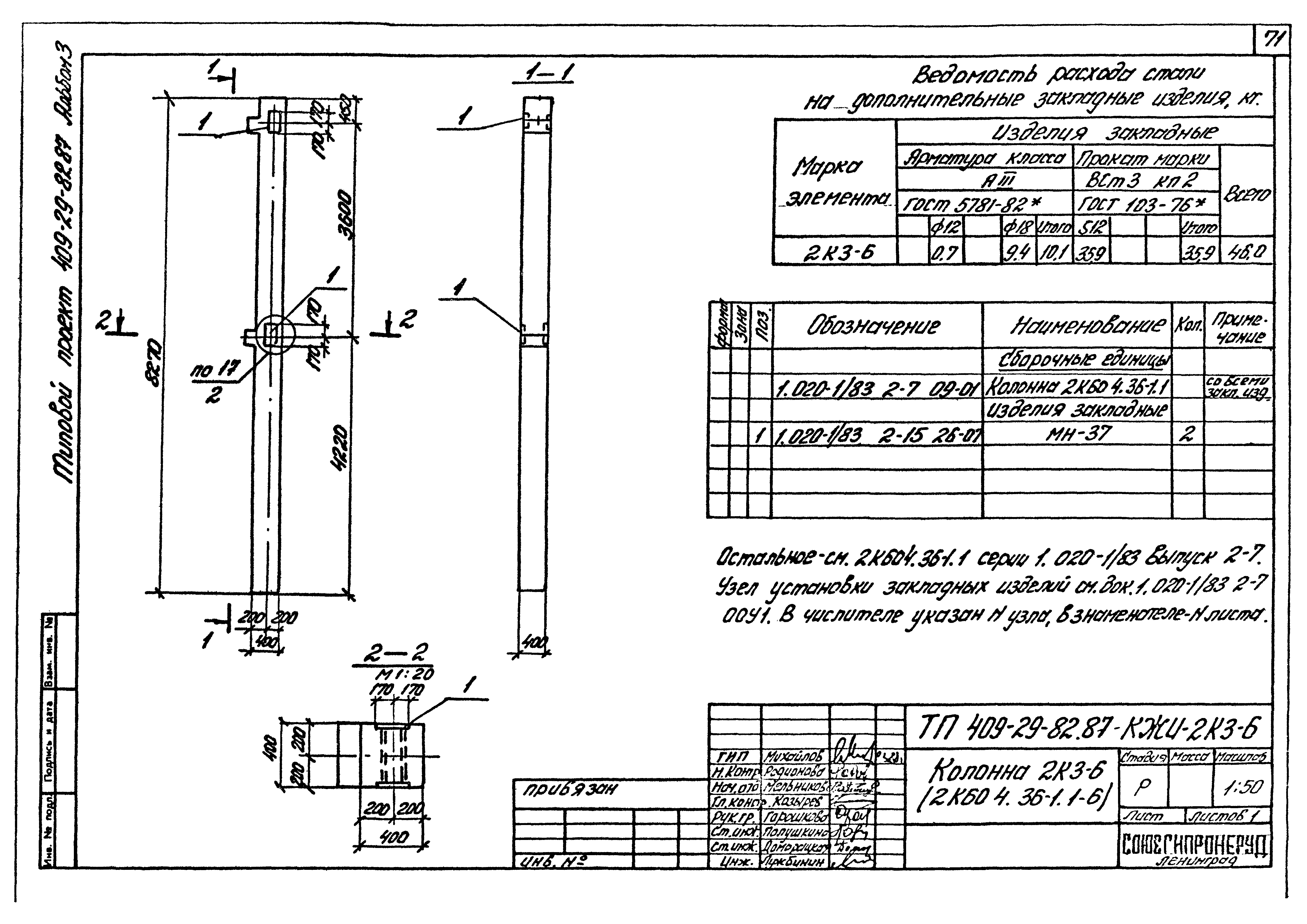 Типовой проект 409-29-82.87