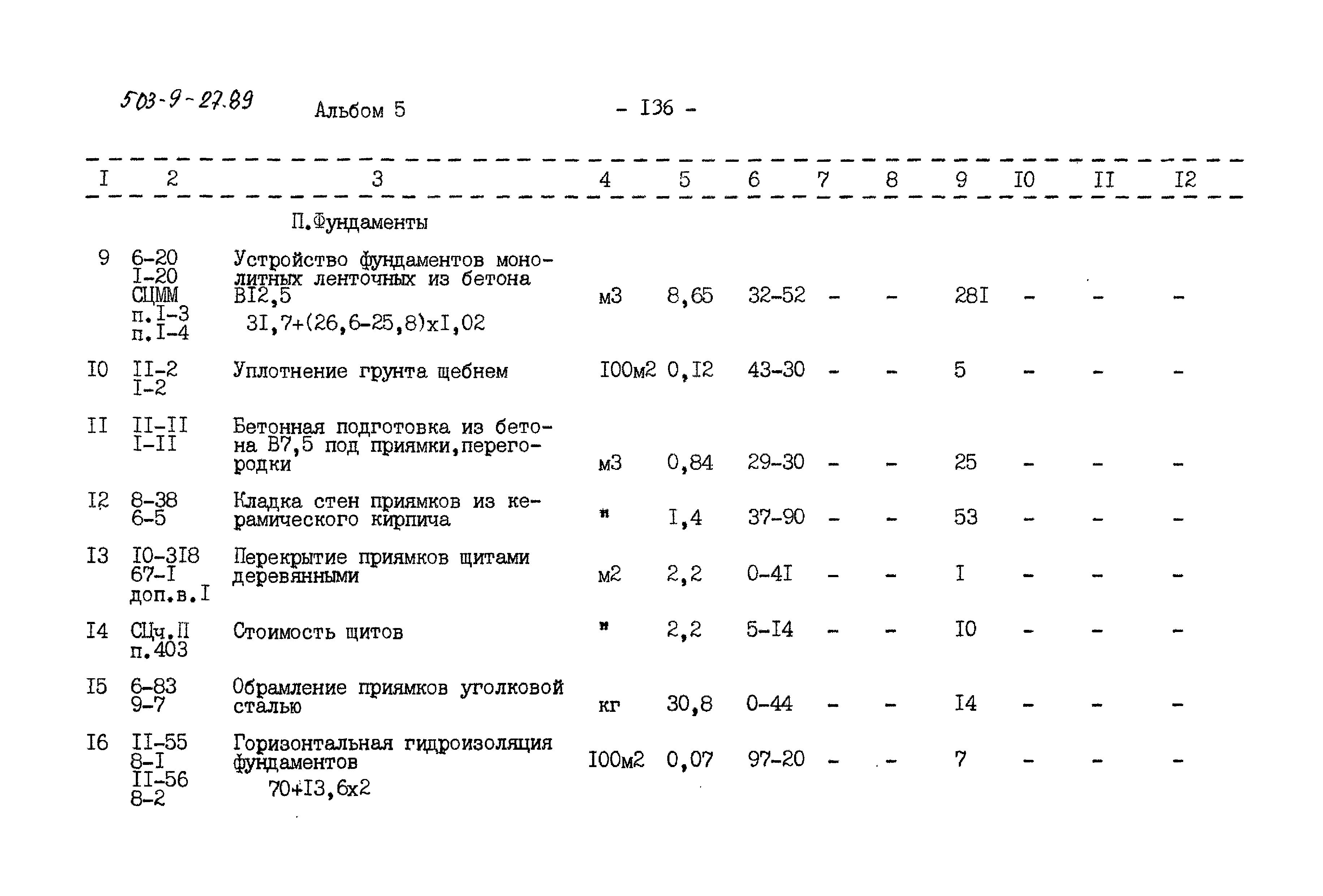 Типовой проект 503-9-27.89