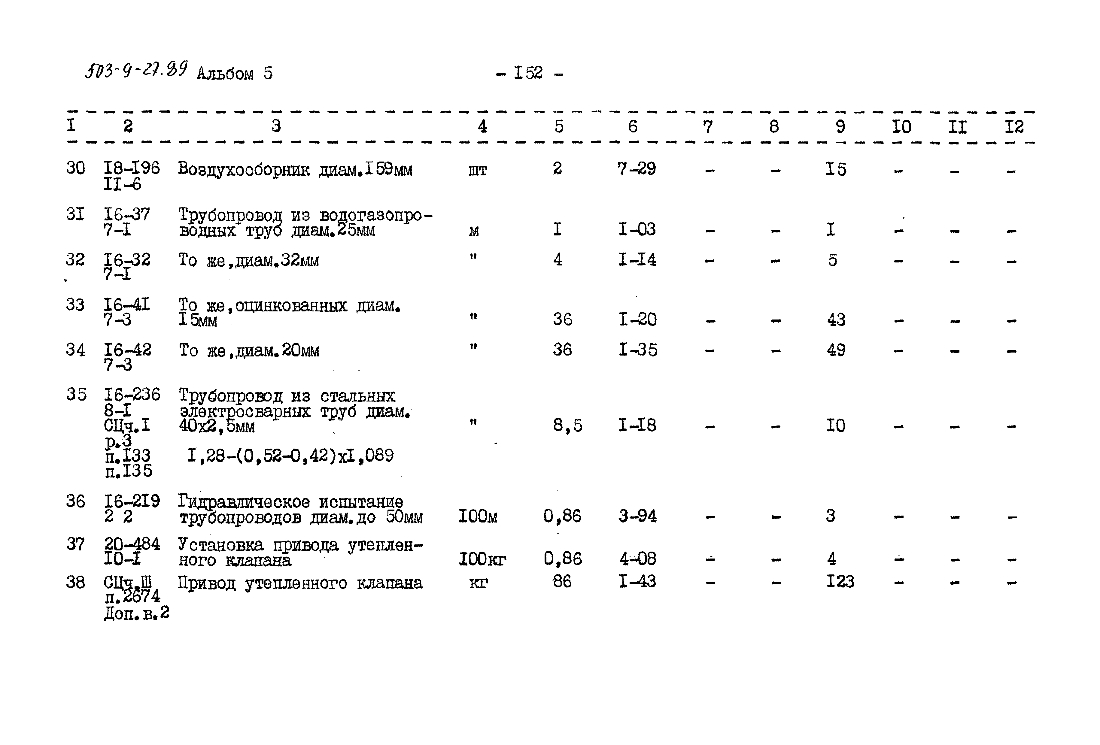 Типовой проект 503-9-27.89