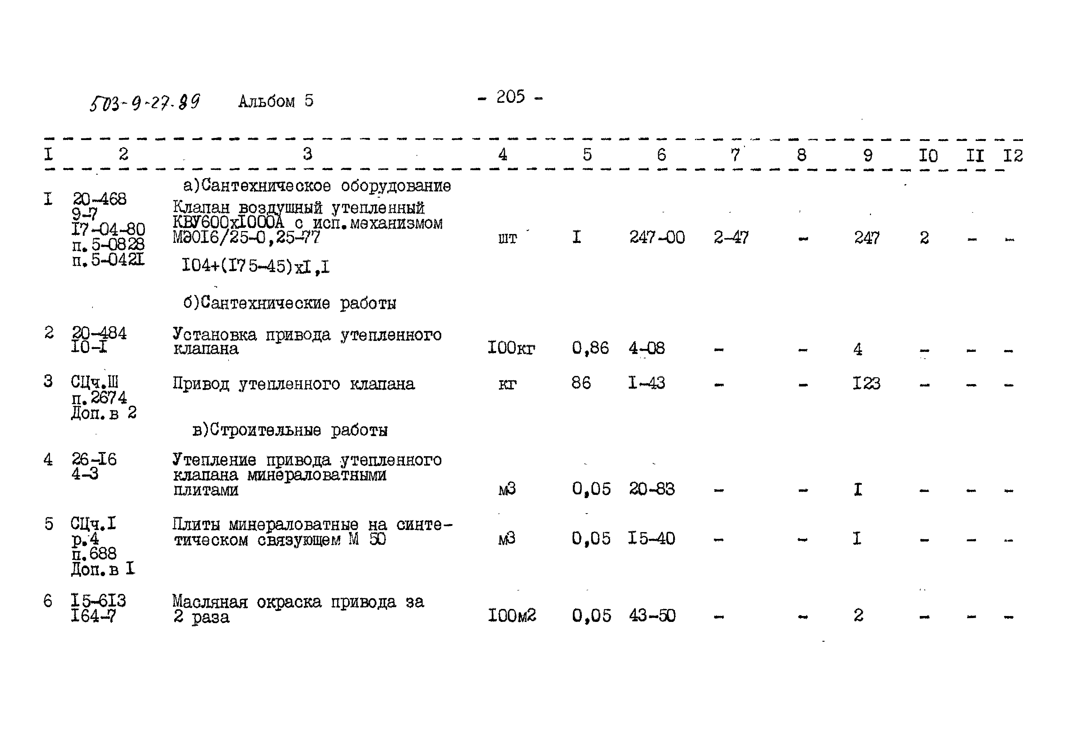 Типовой проект 503-9-27.89