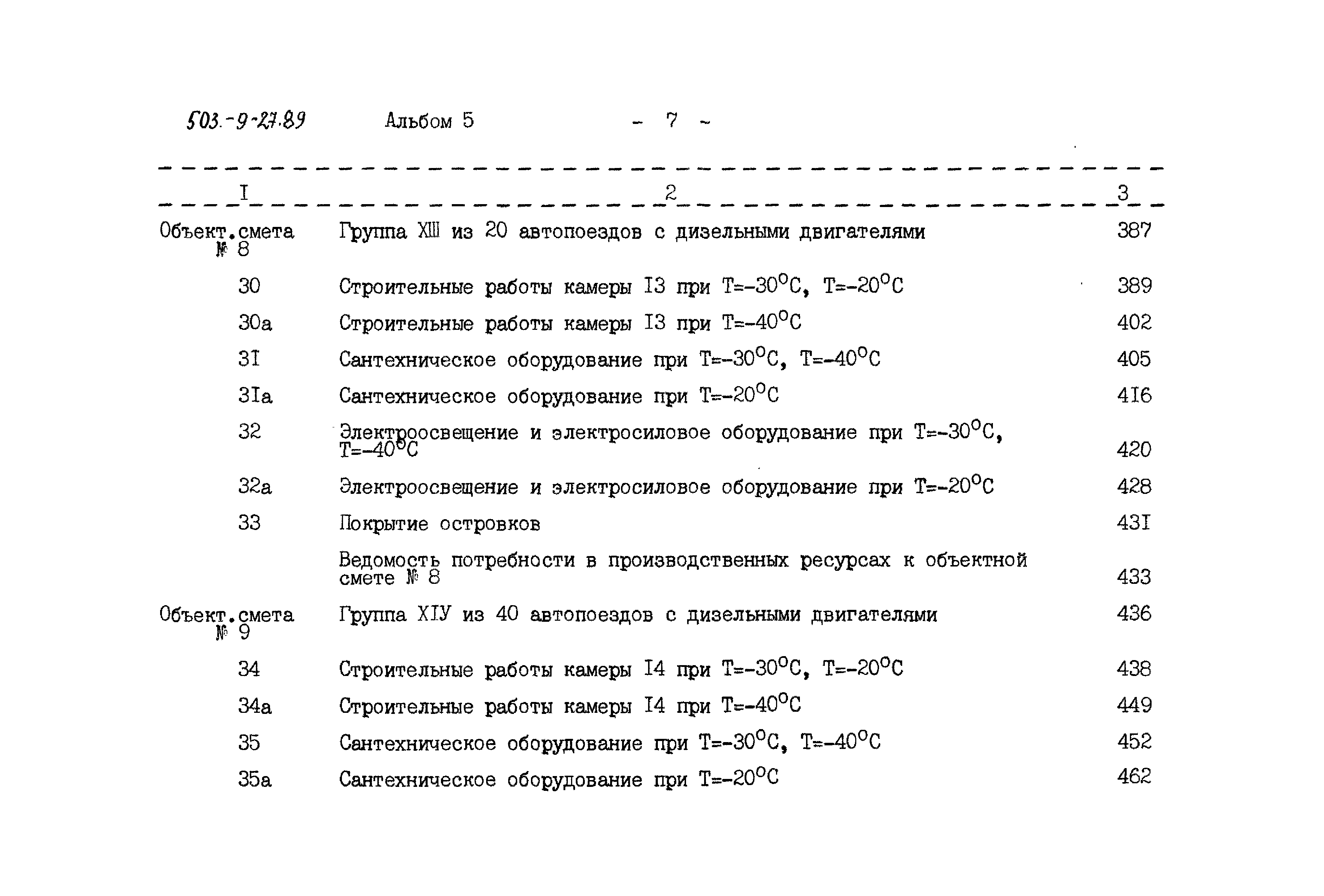 Типовой проект 503-9-27.89