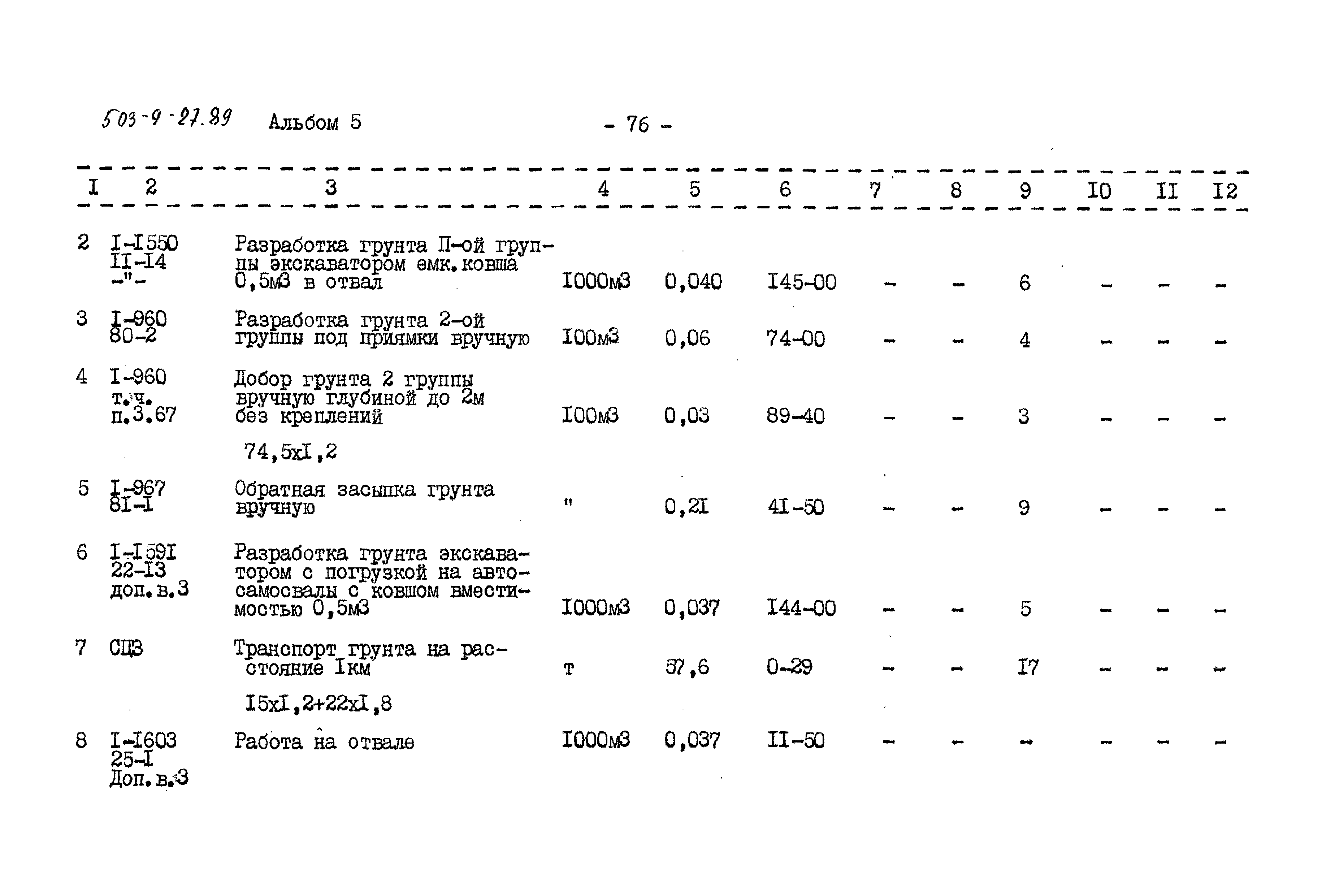 Типовой проект 503-9-27.89