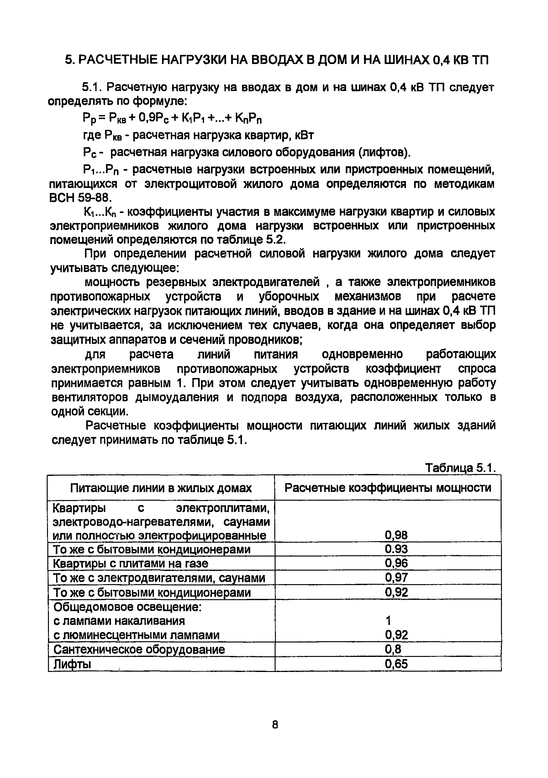 Скачать РМ 2696 Инструкция по расчету электрических нагрузок жилых зданий