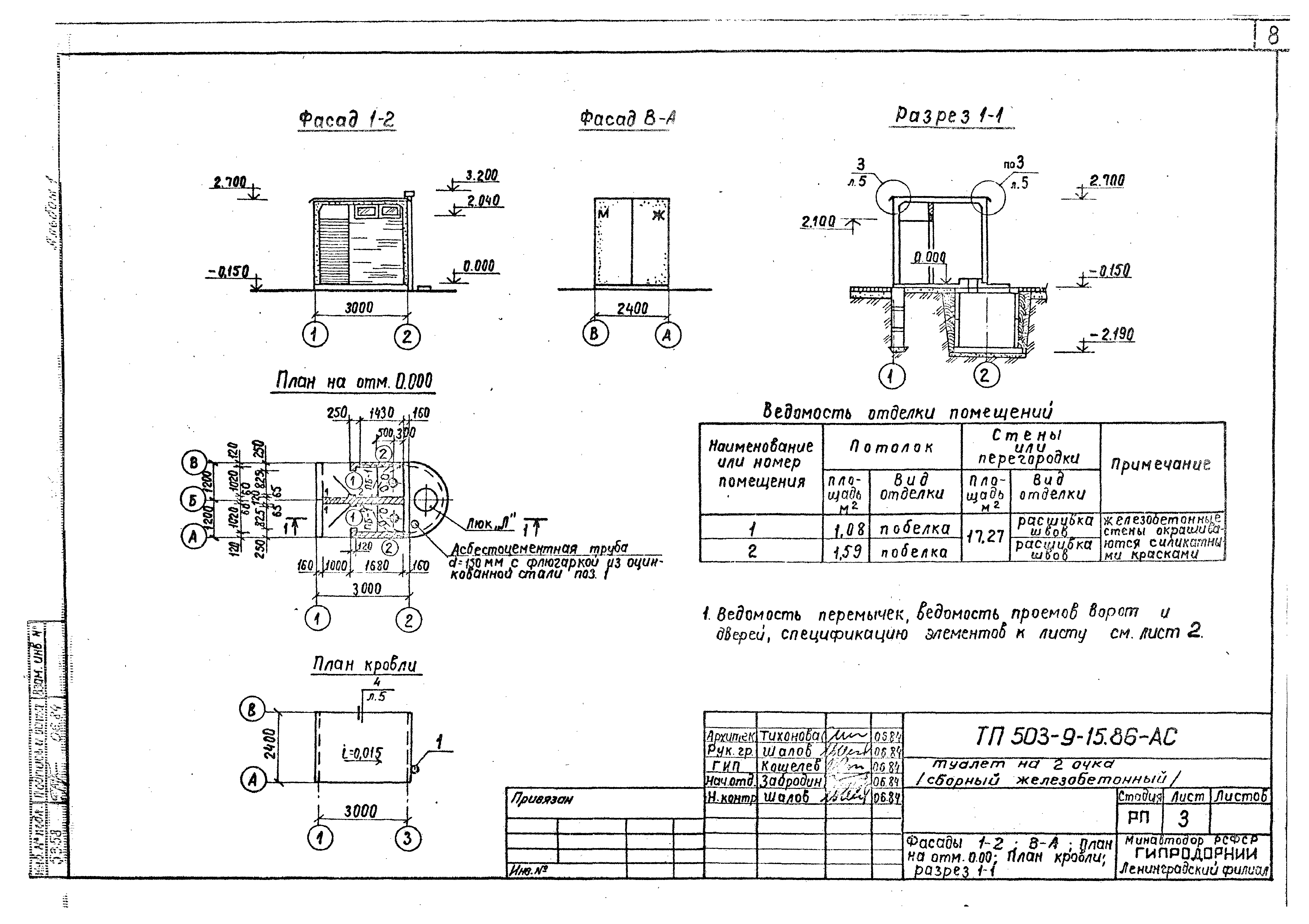 Типовой проект 503-9-15.86