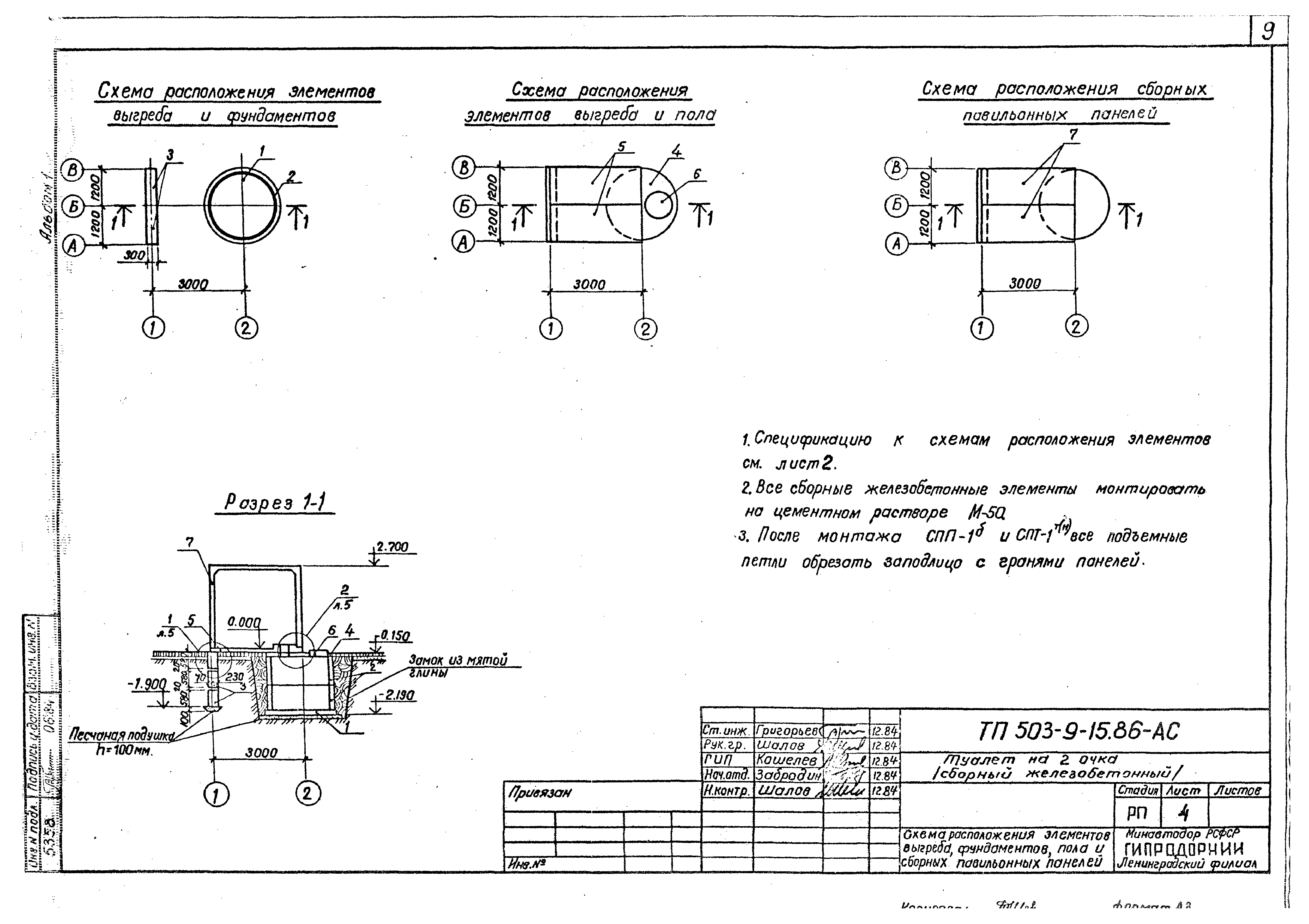 Типовой проект 503-9-15.86