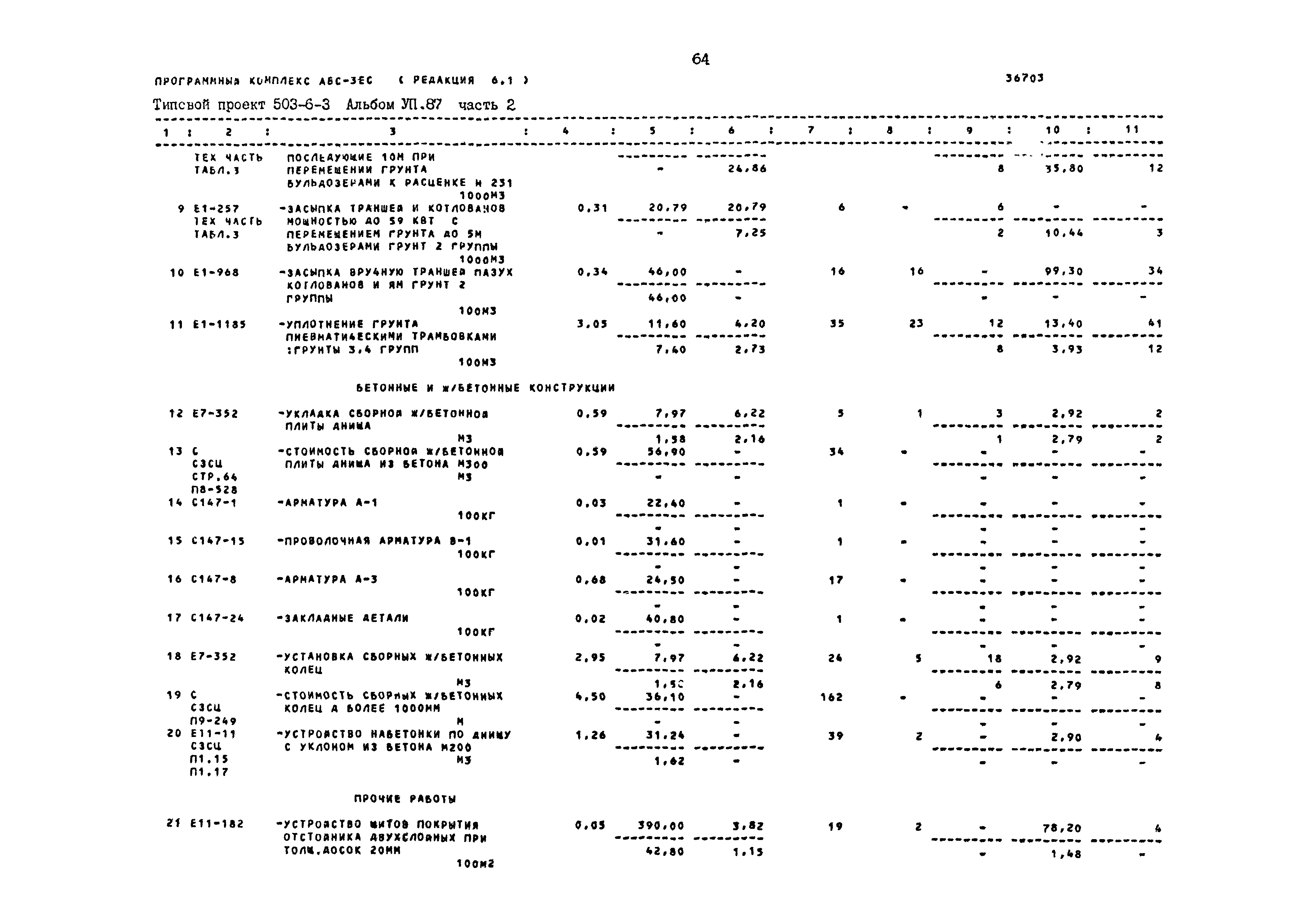 Типовой проект 503-6-3