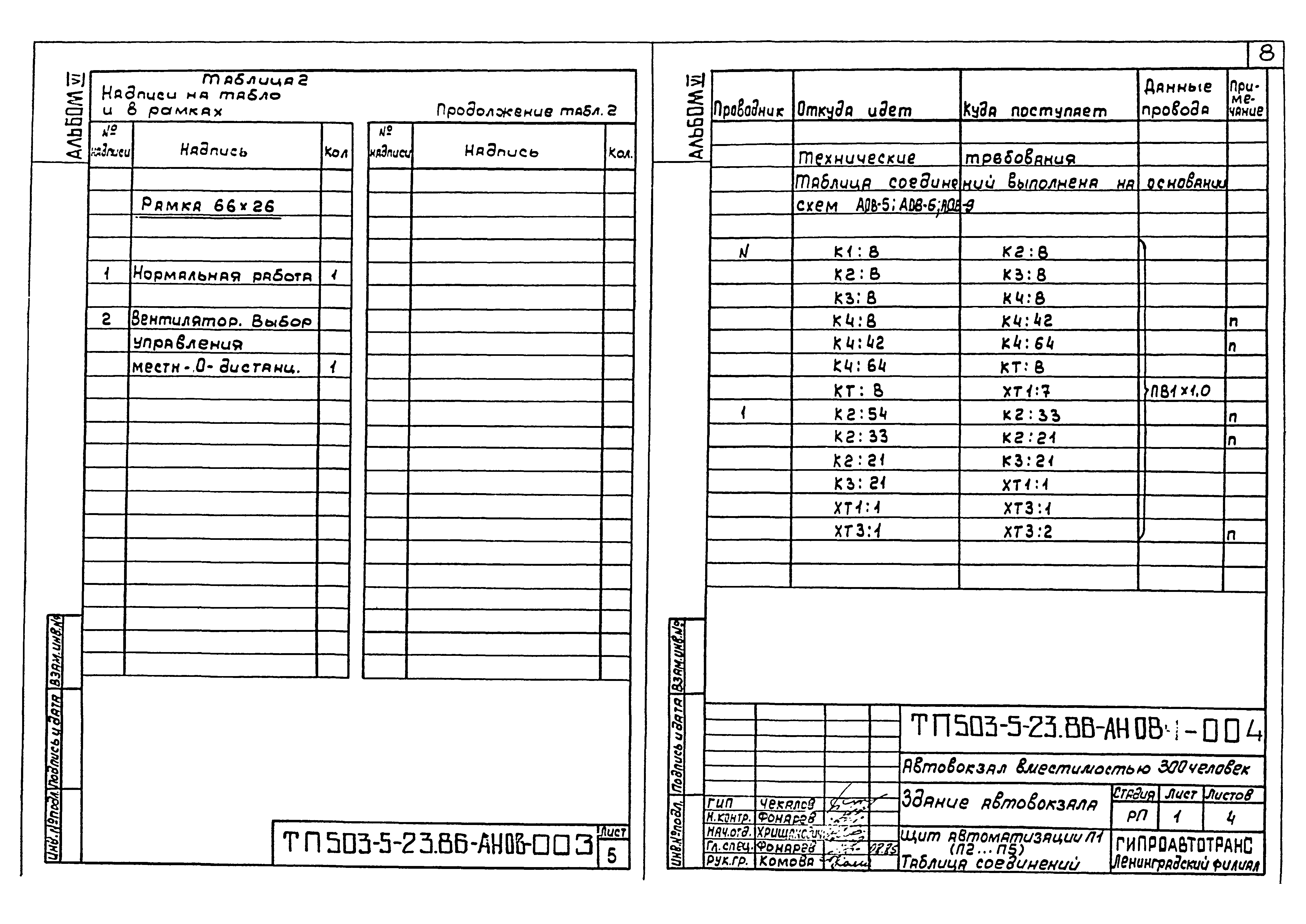 Типовой проект 503-5-23.86