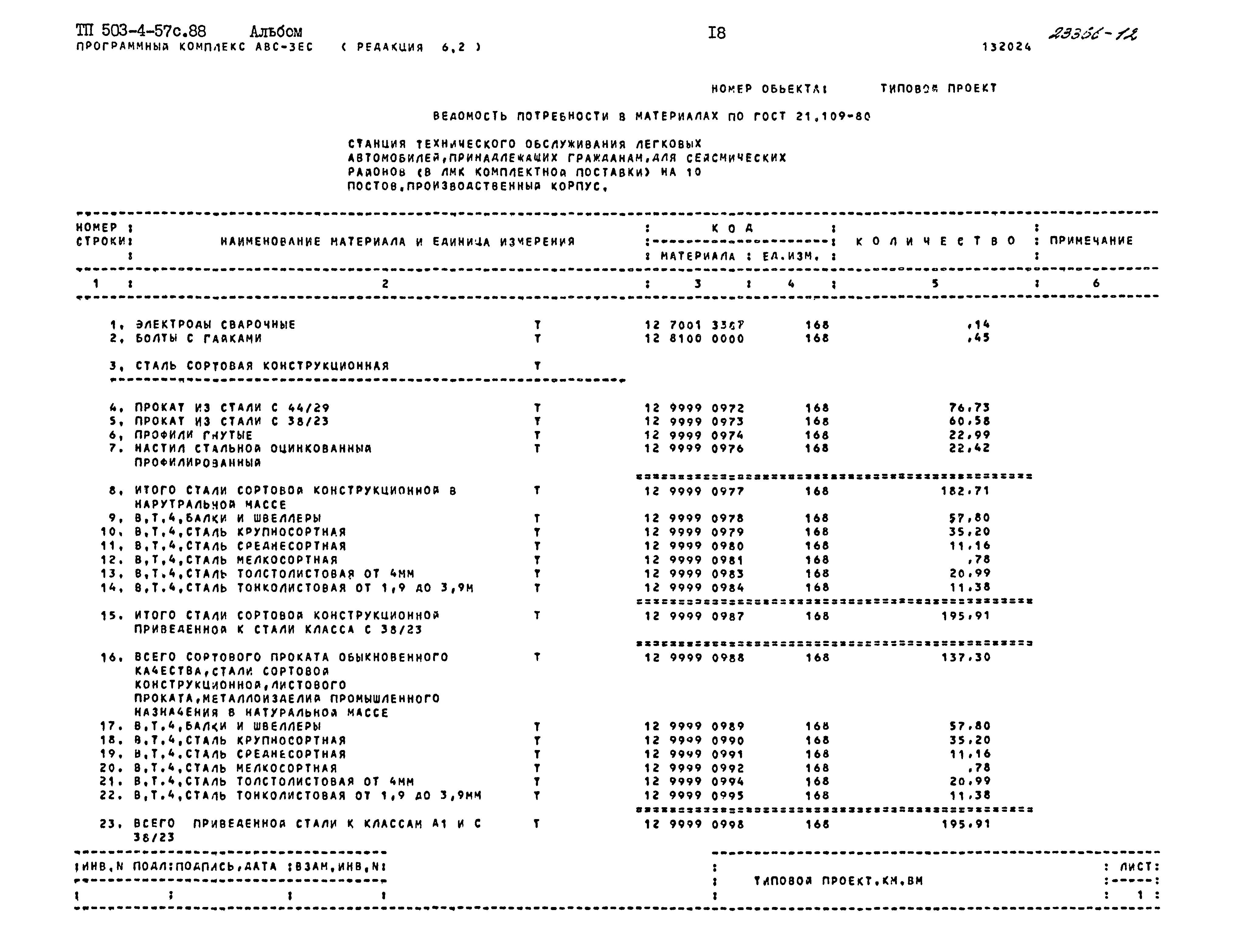 Типовой проект 503-4-57с.88