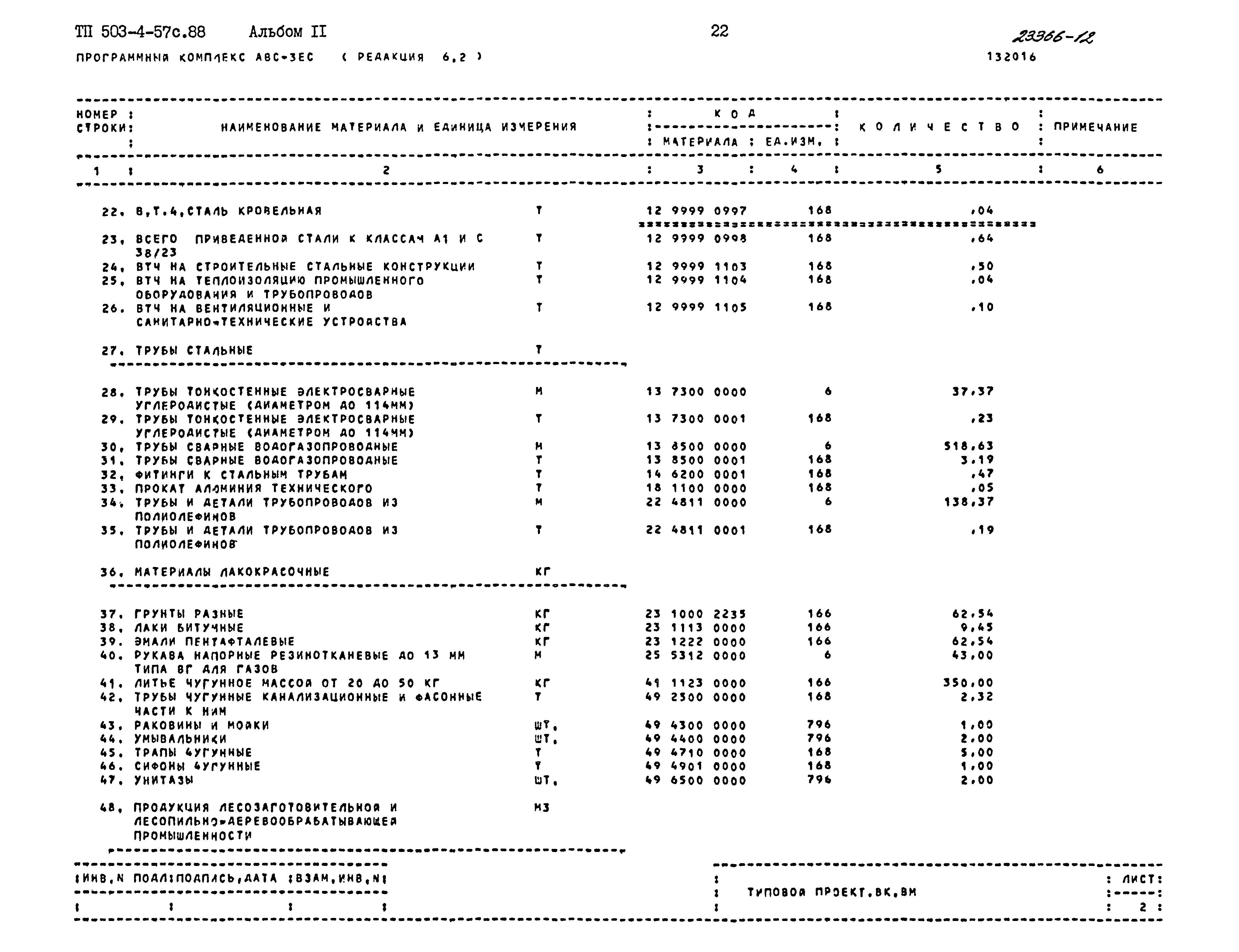 Типовой проект 503-4-57с.88