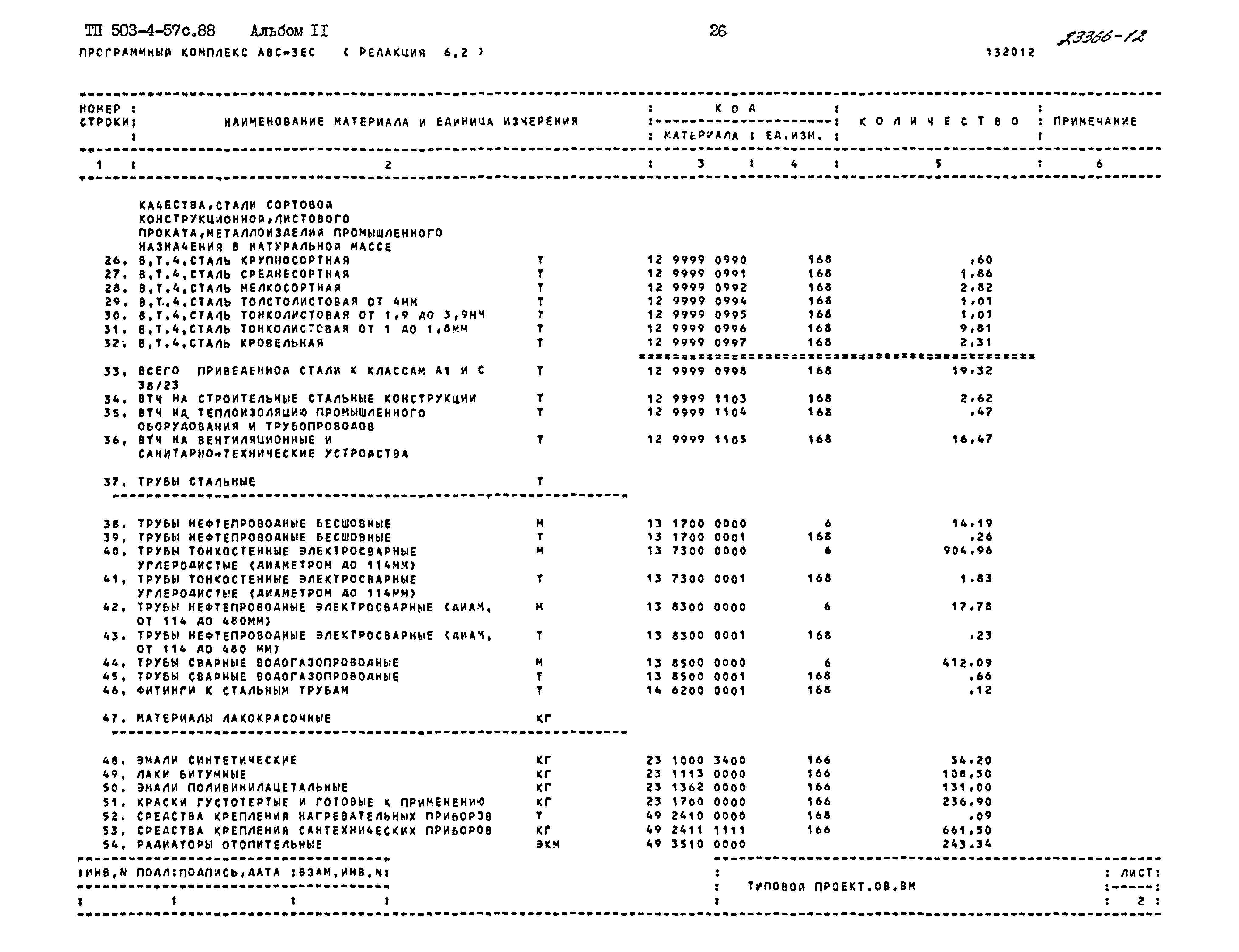 Типовой проект 503-4-57с.88