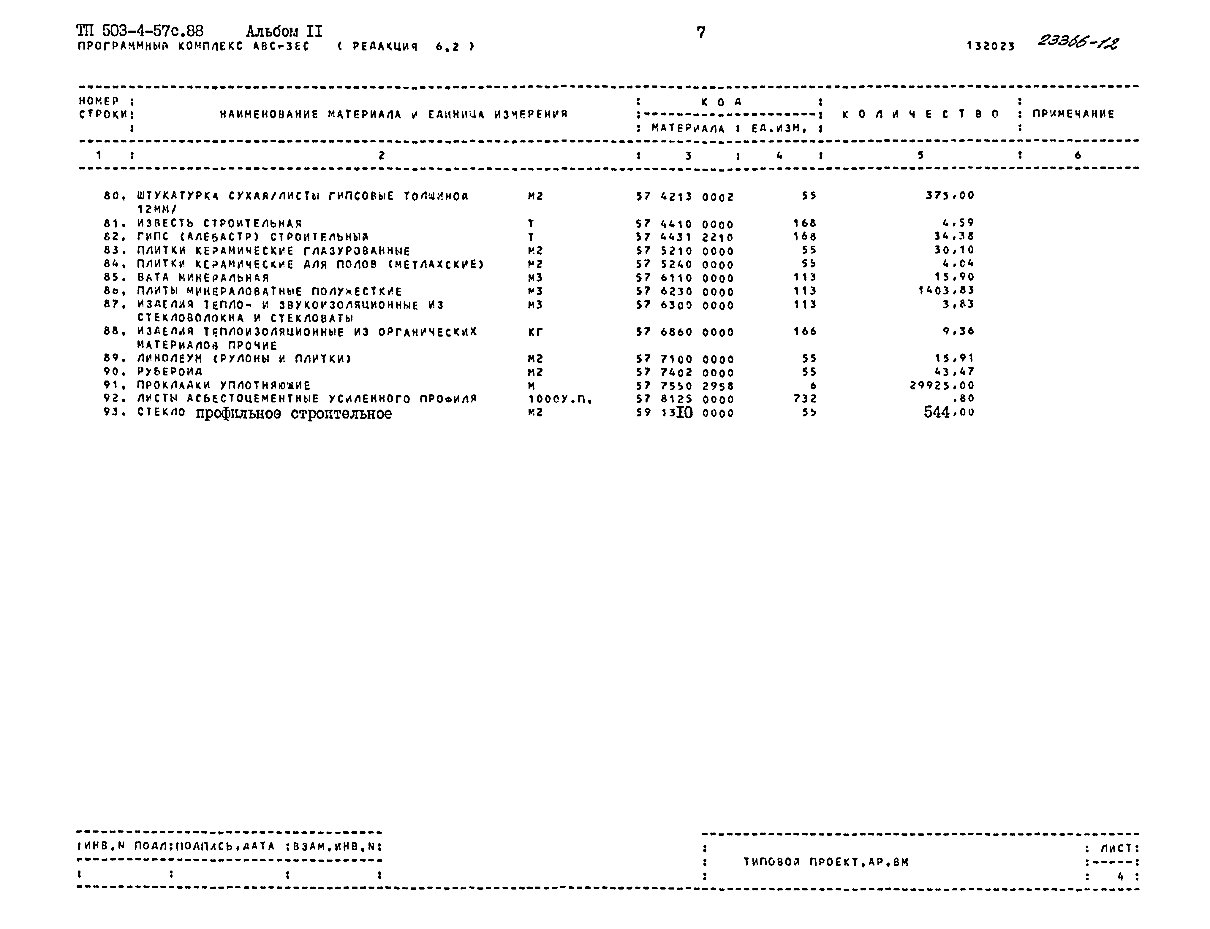 Типовой проект 503-4-57с.88