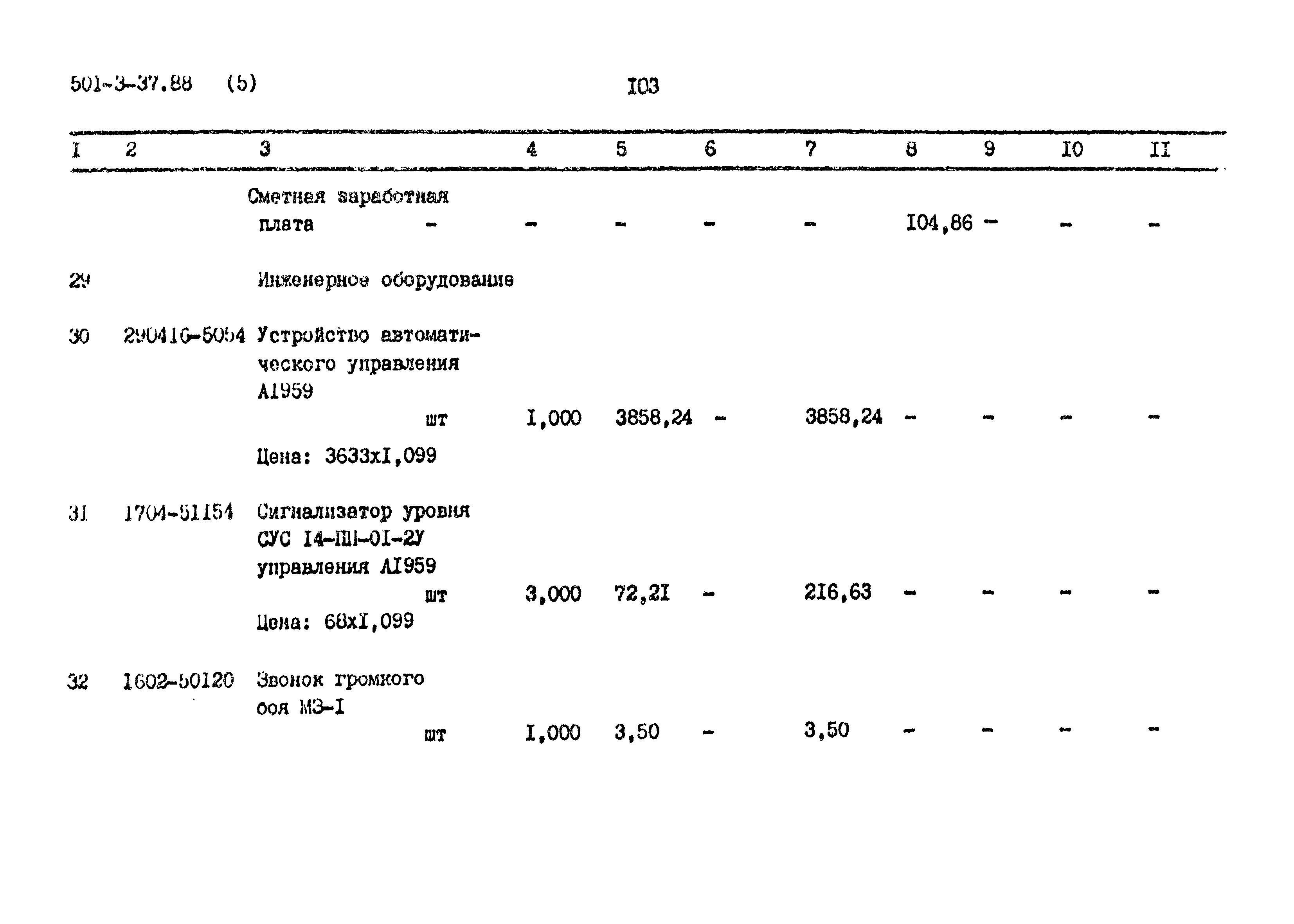 Типовой проект 501-3-37.88