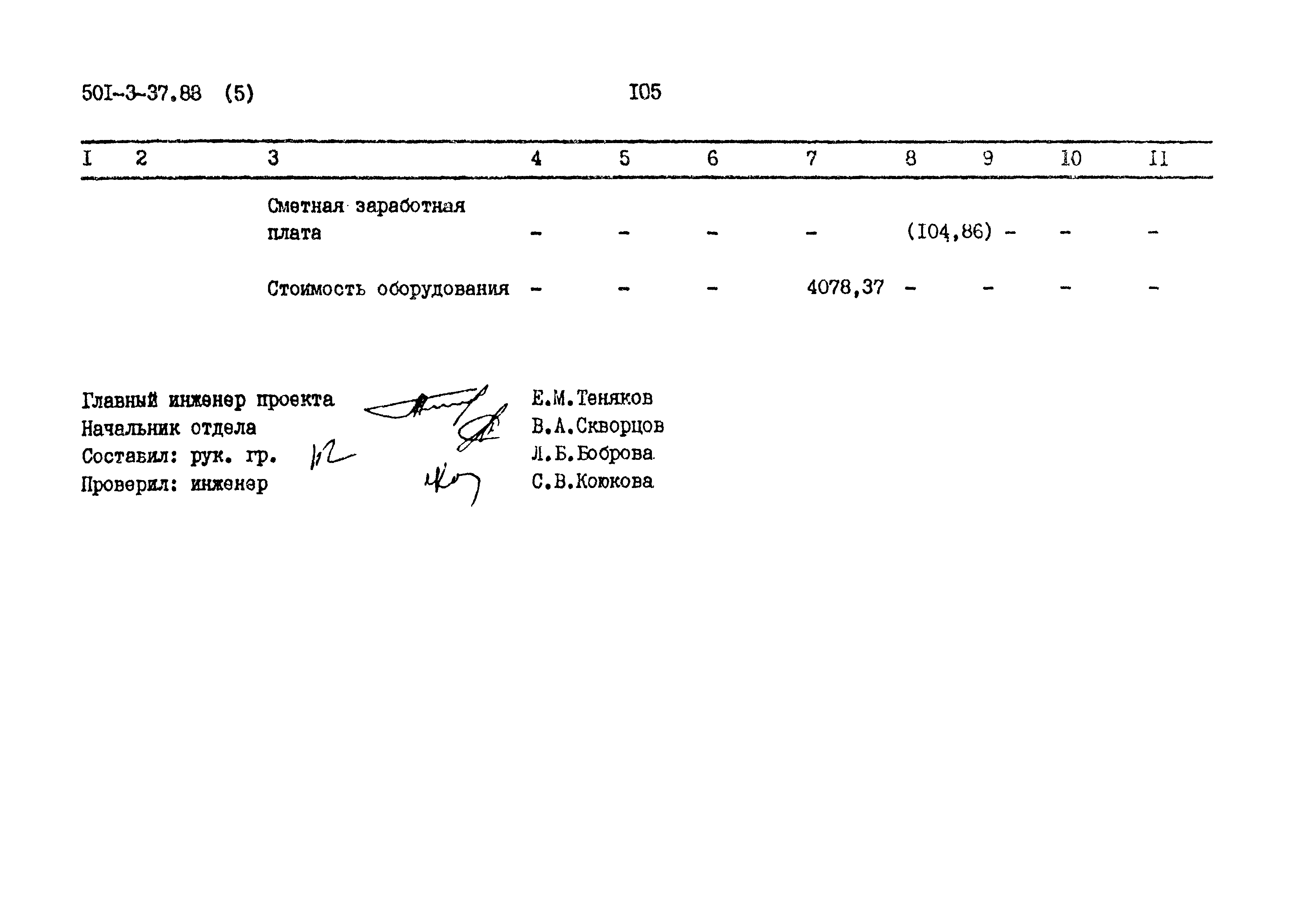 Типовой проект 501-3-37.88