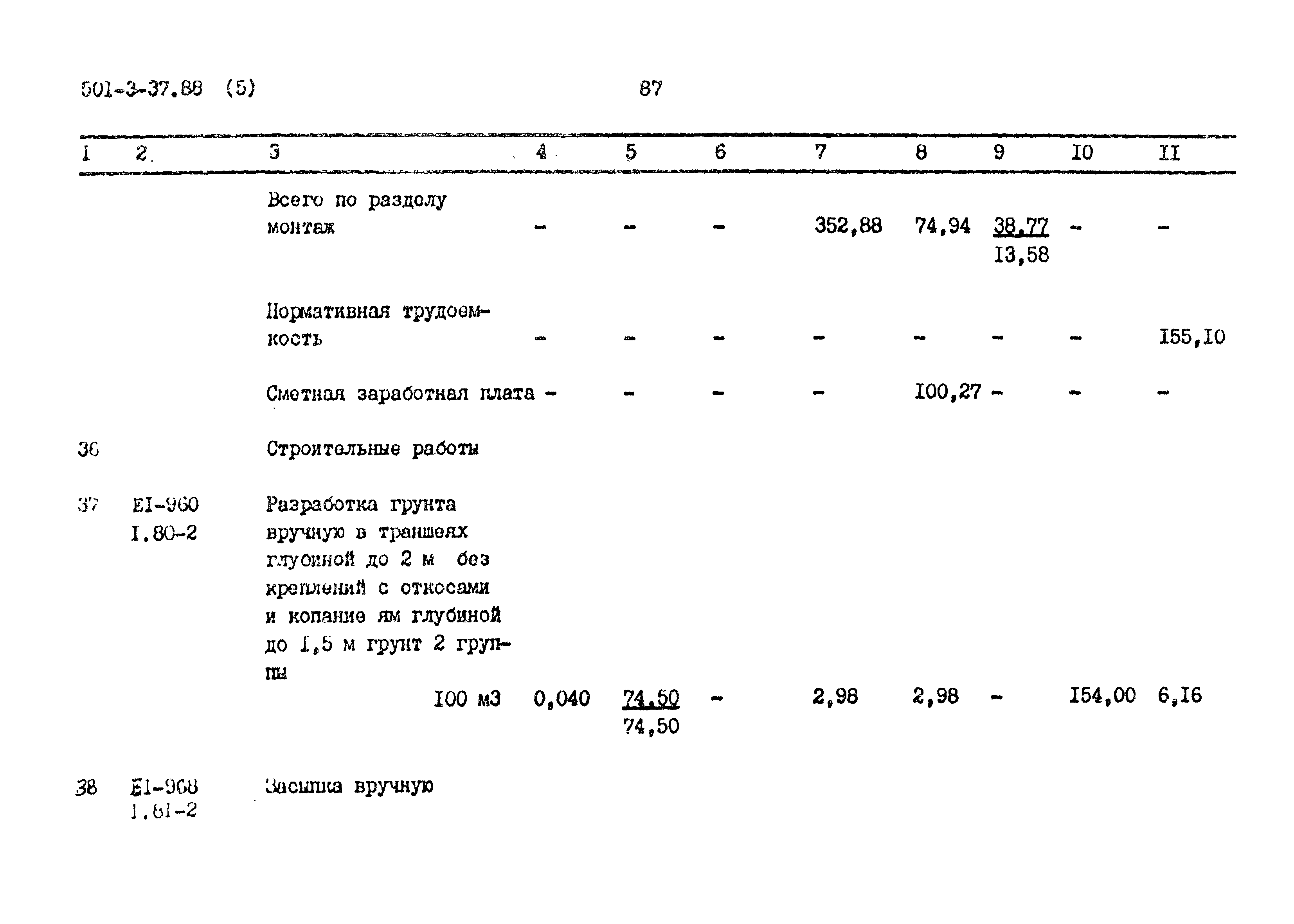 Типовой проект 501-3-37.88