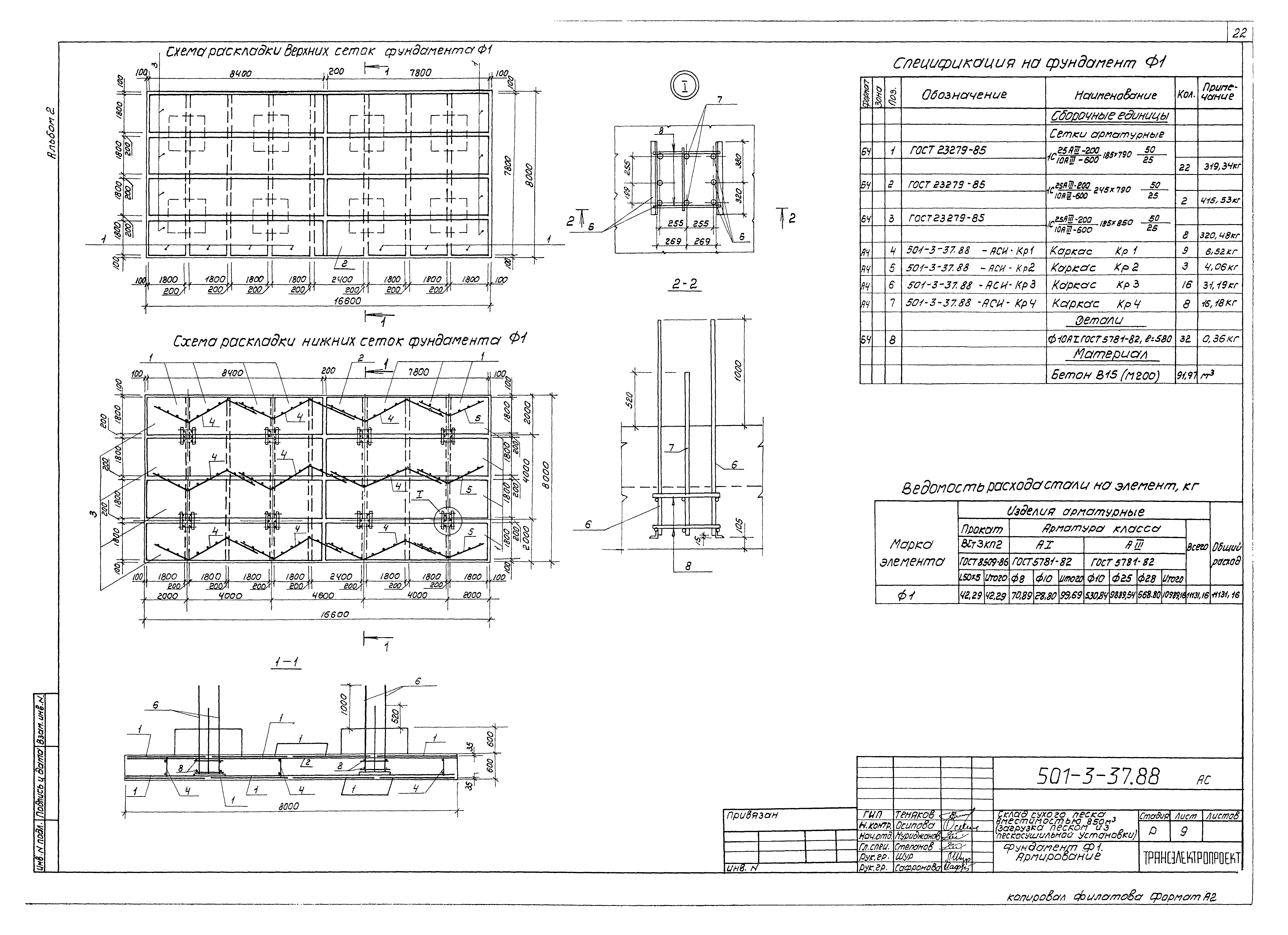 Типовой проект 501-3-37.88