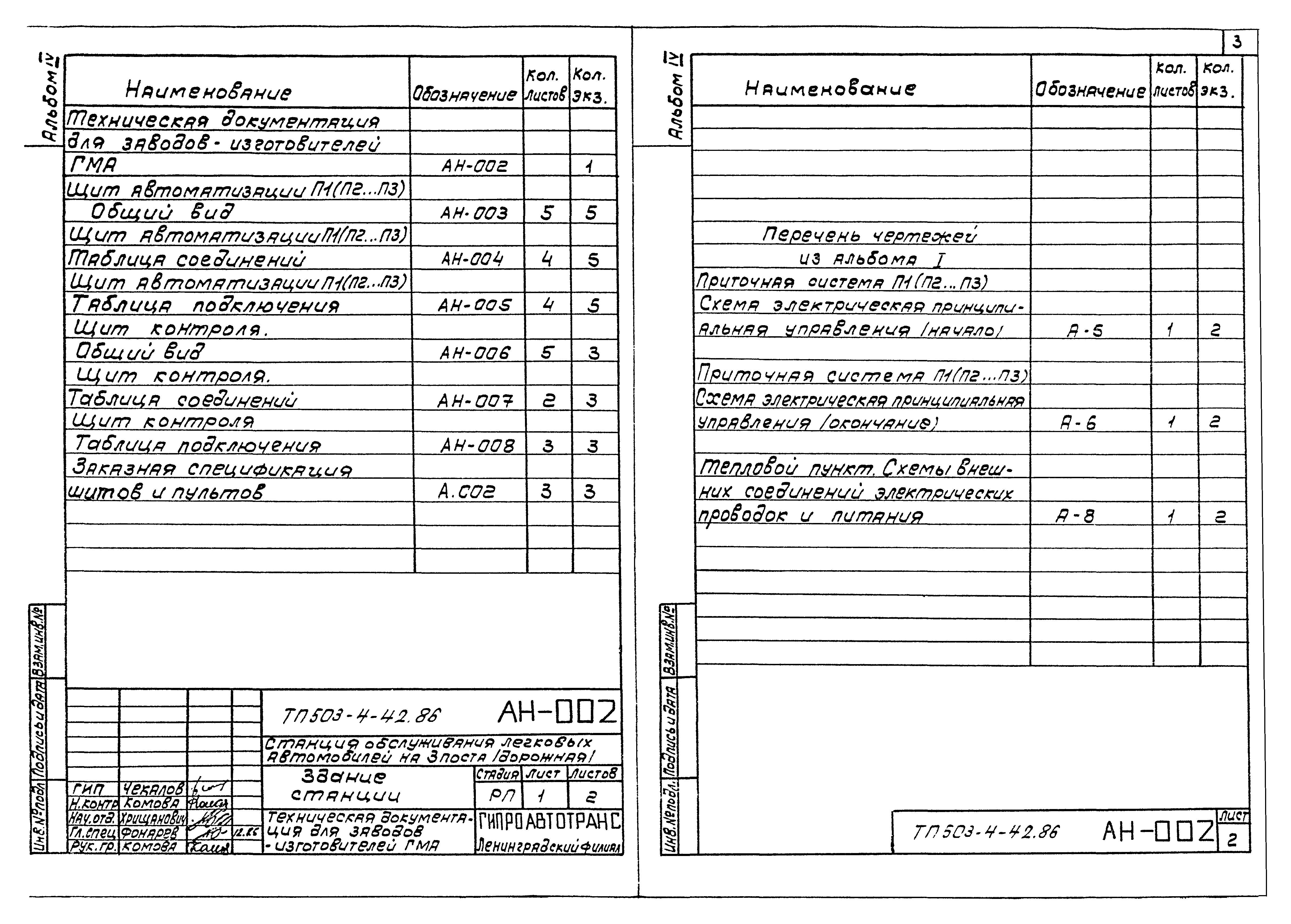 Типовой проект 503-4-42.86