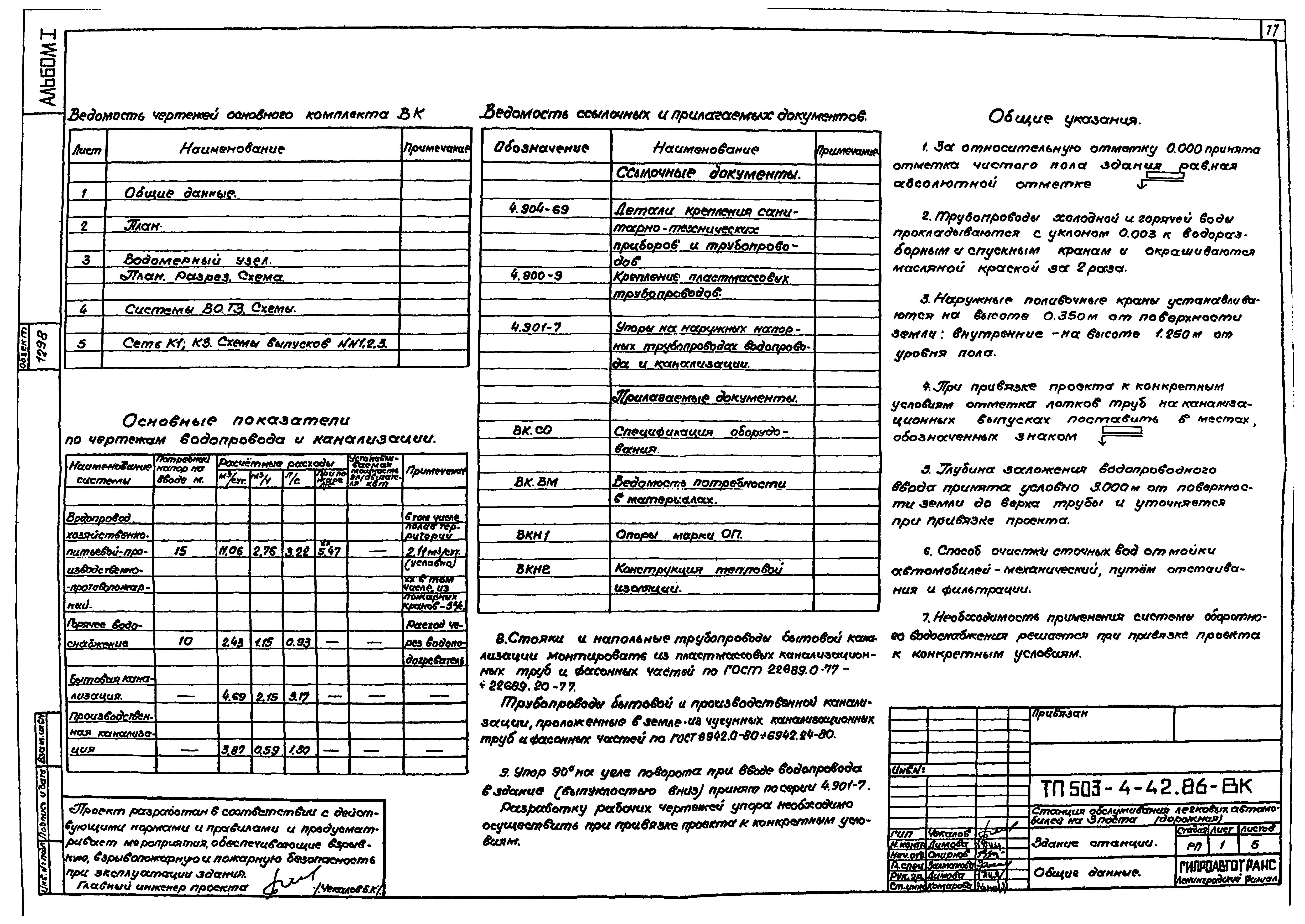 Типовой проект 503-4-42.86
