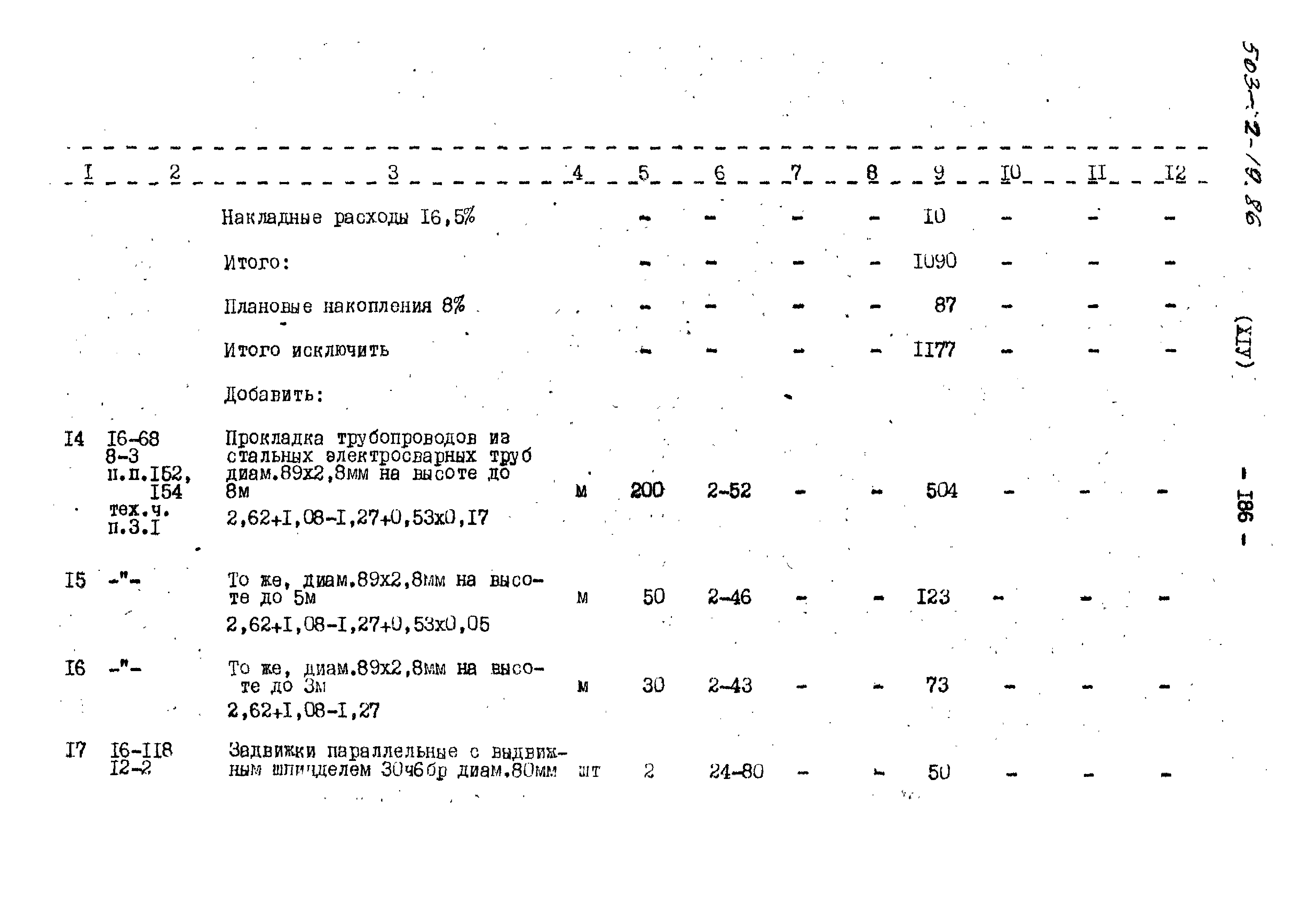 Типовой проект 503-2-19.86