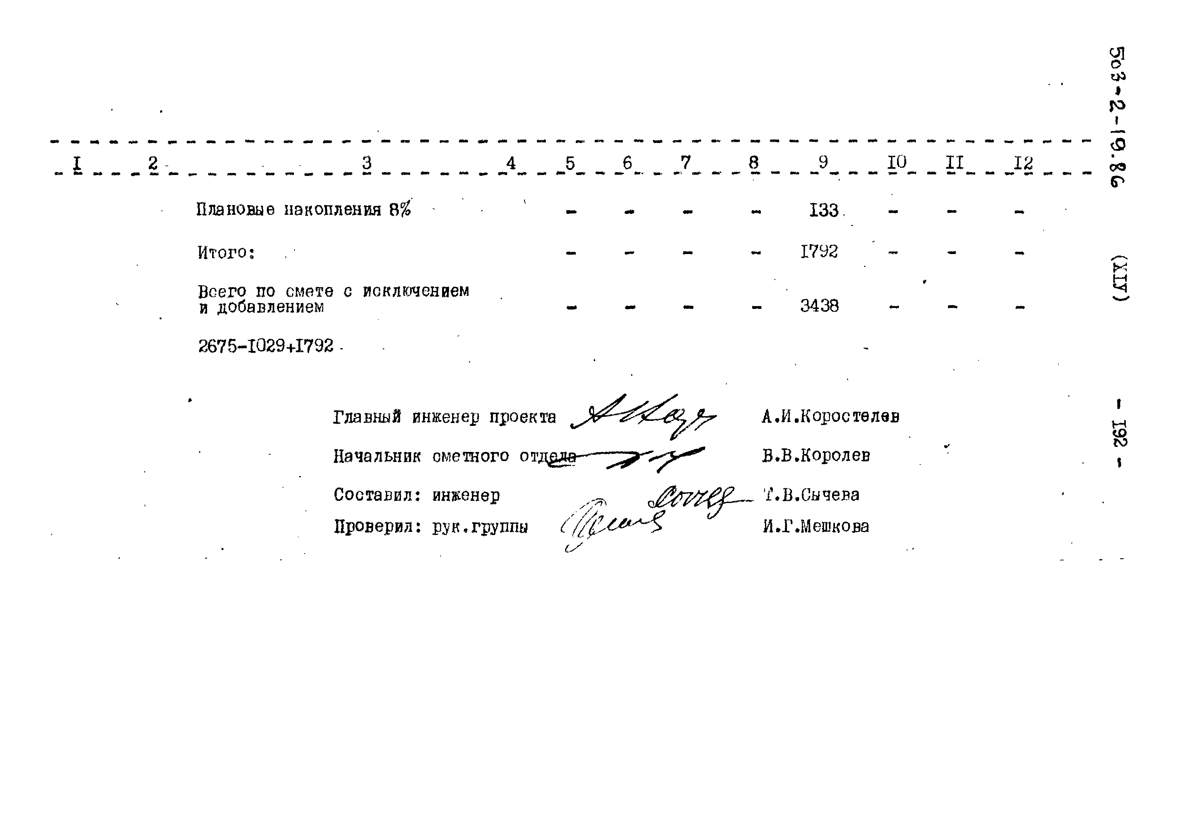 Типовой проект 503-2-19.86