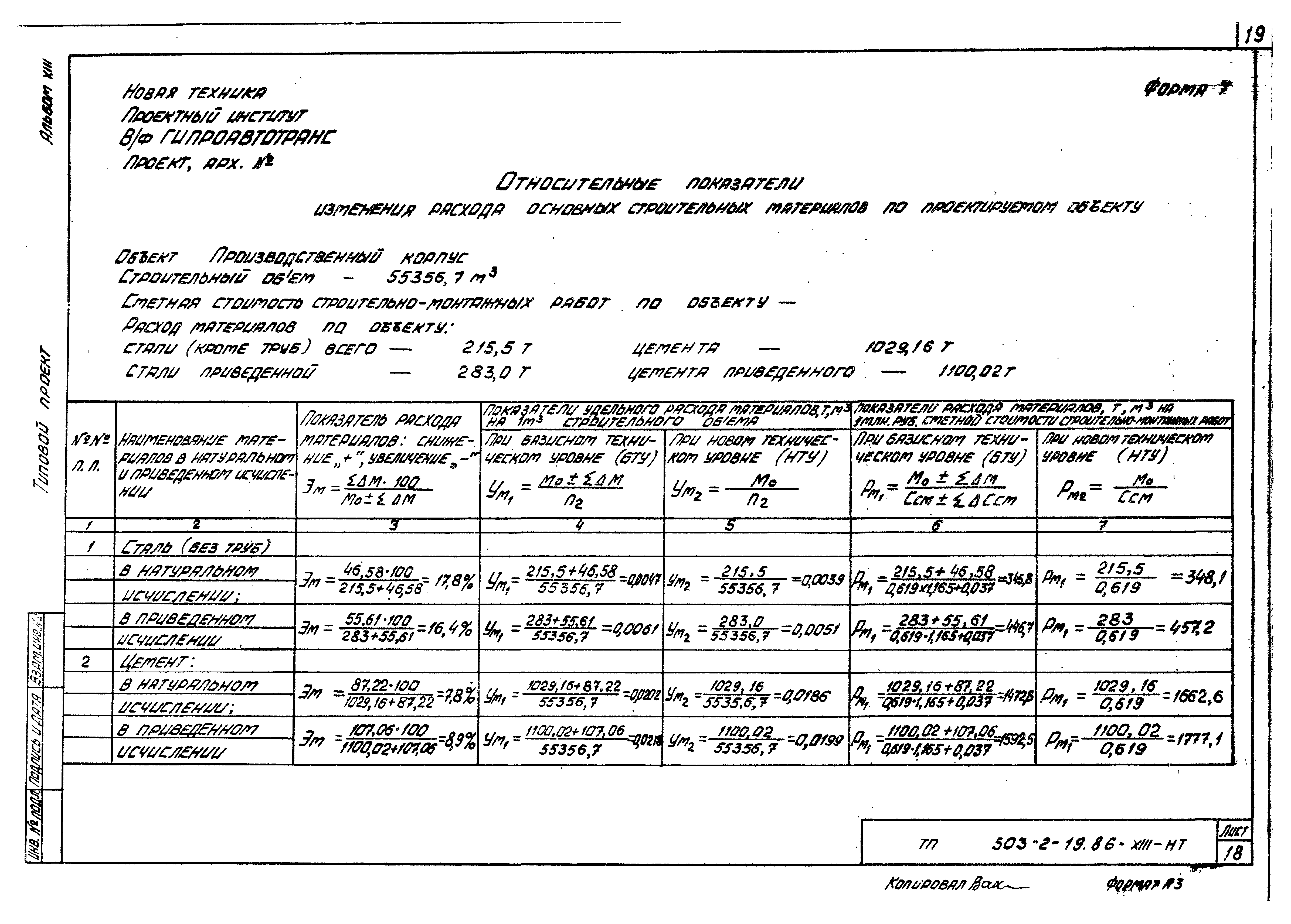 Типовой проект 503-2-19.86